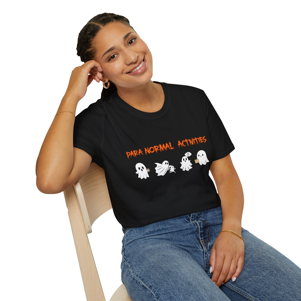 Paranormal Activities Ghosts T-Shirt — Cute Halloween Spirits Tee