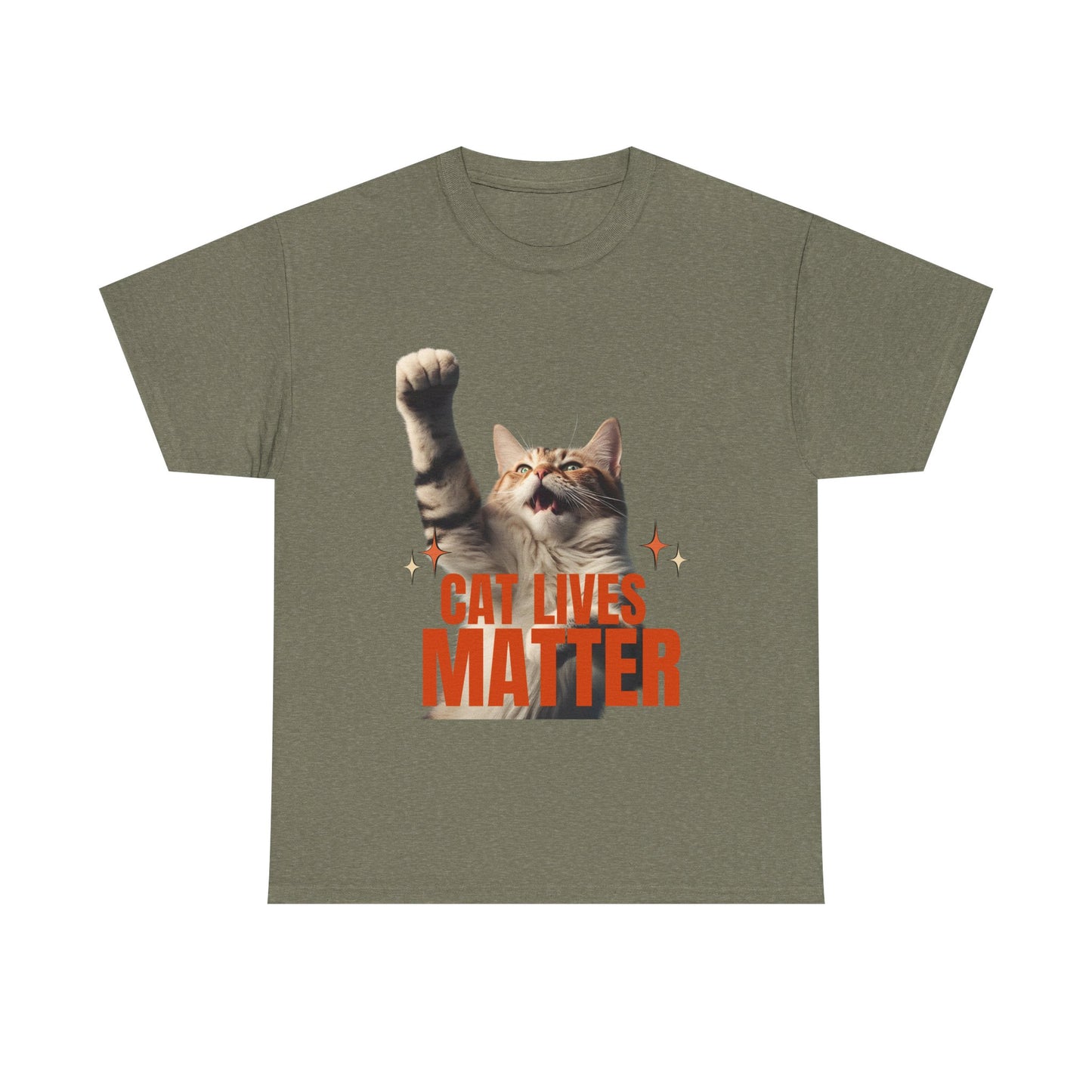 Cat Lives Matter Unisex Tee, Funny Political Shirt, Trump Cat Lovers Gift, Activist Protest Apparel, Animal Rights Activism Clothing