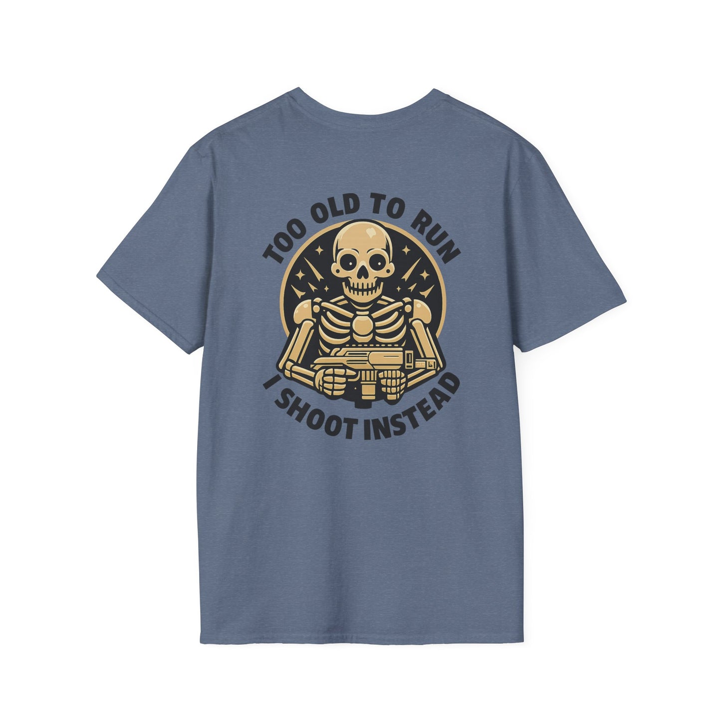 Skeleton Humor T-Shirt, Funny Gift for Photographers, Halloween Party Tee, Unisex Casual Shirt, Vintage Retro Style