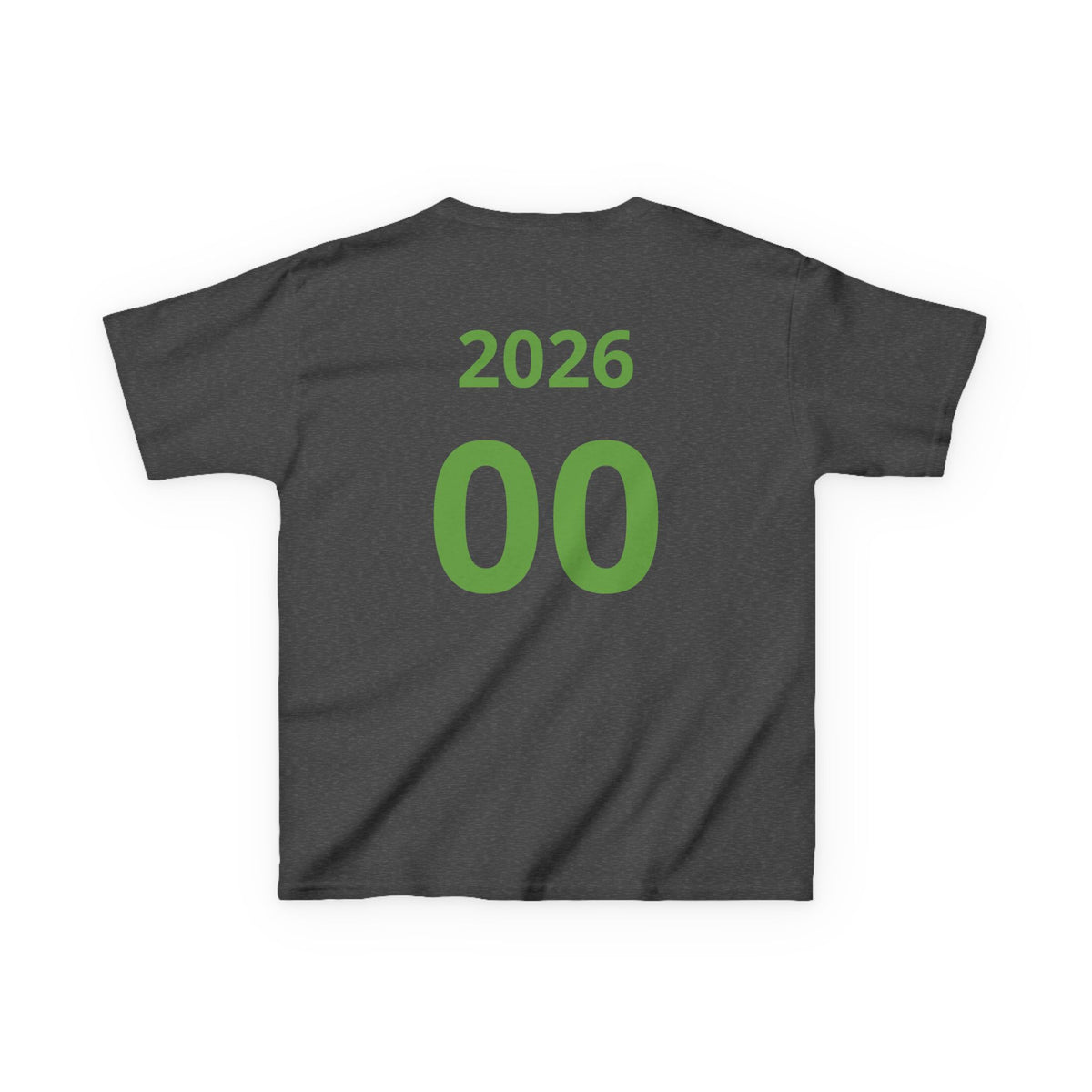 Kids Soccer T‑Shirt — "Two Harbors" Graphic with Back Number (2026)