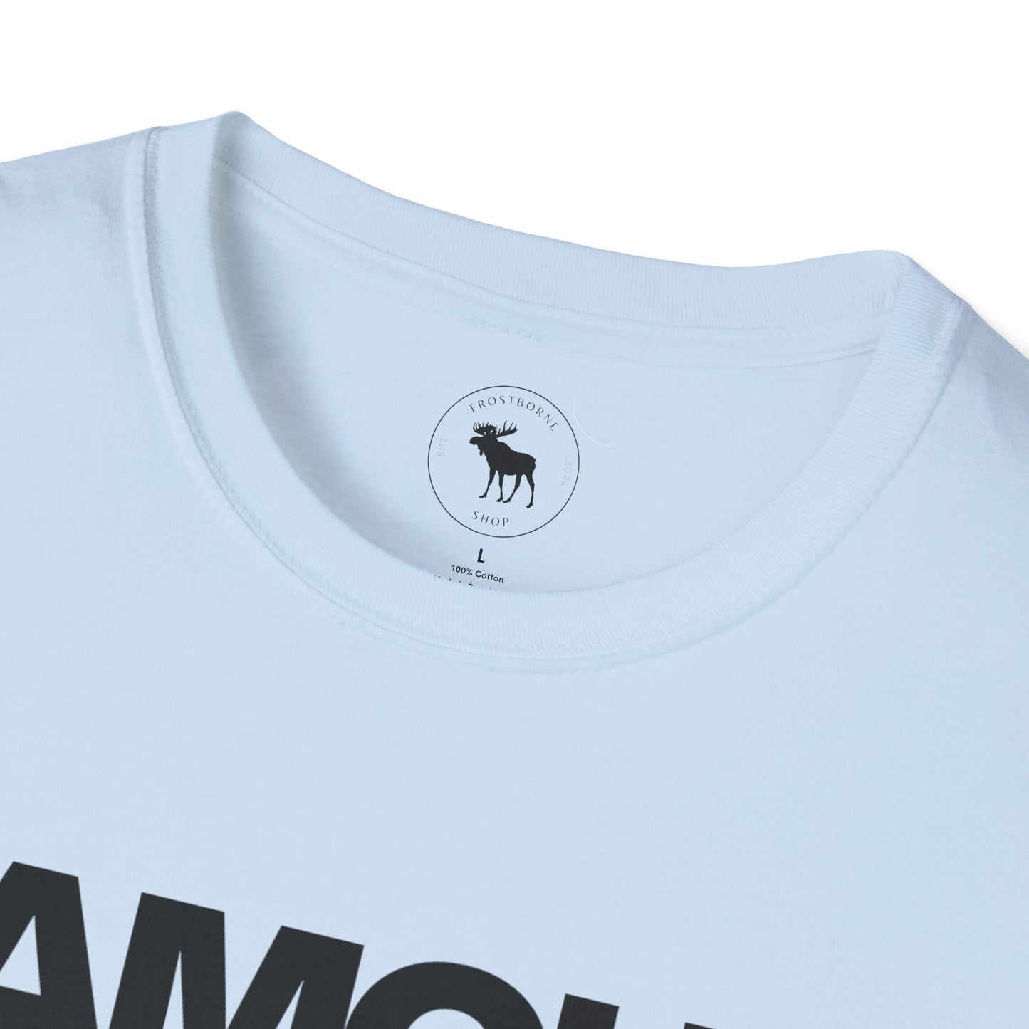 Famous Logo Softstyle T-Shirt, Casual Tee, Graphic Shirt, Gift for Him/Her, Trendy Style, Everyday Wear
