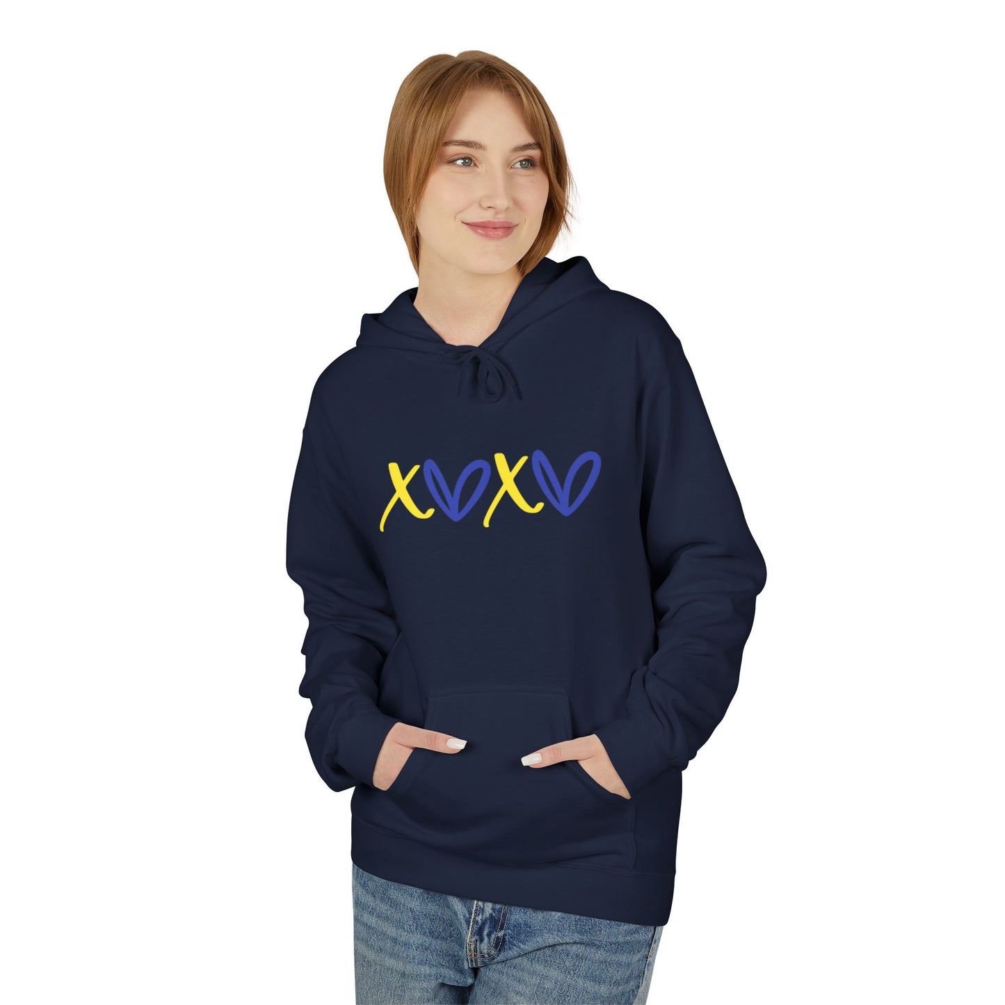 Down Syndrome Aunt Hoodie — "Auntie of the Morning Sun" DNA Ribbon Sweatshirt