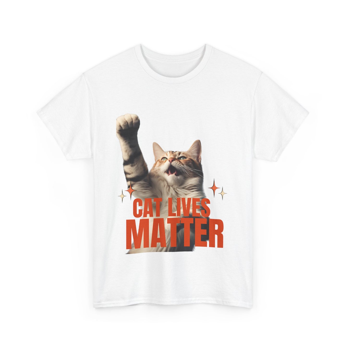 Cat Lives Matter Unisex Tee, Funny Political Shirt, Trump Cat Lovers Gift, Activist Protest Apparel, Animal Rights Activism Clothing