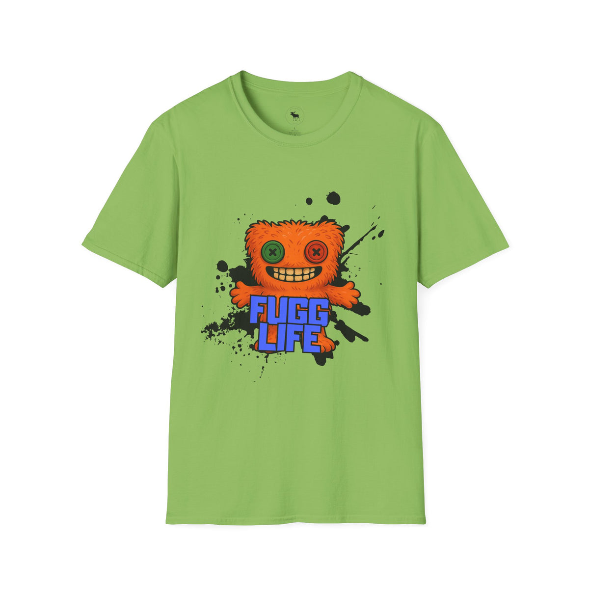 Funny Orange Monster T-Shirt – 'Fugg Life' Graphic Tee