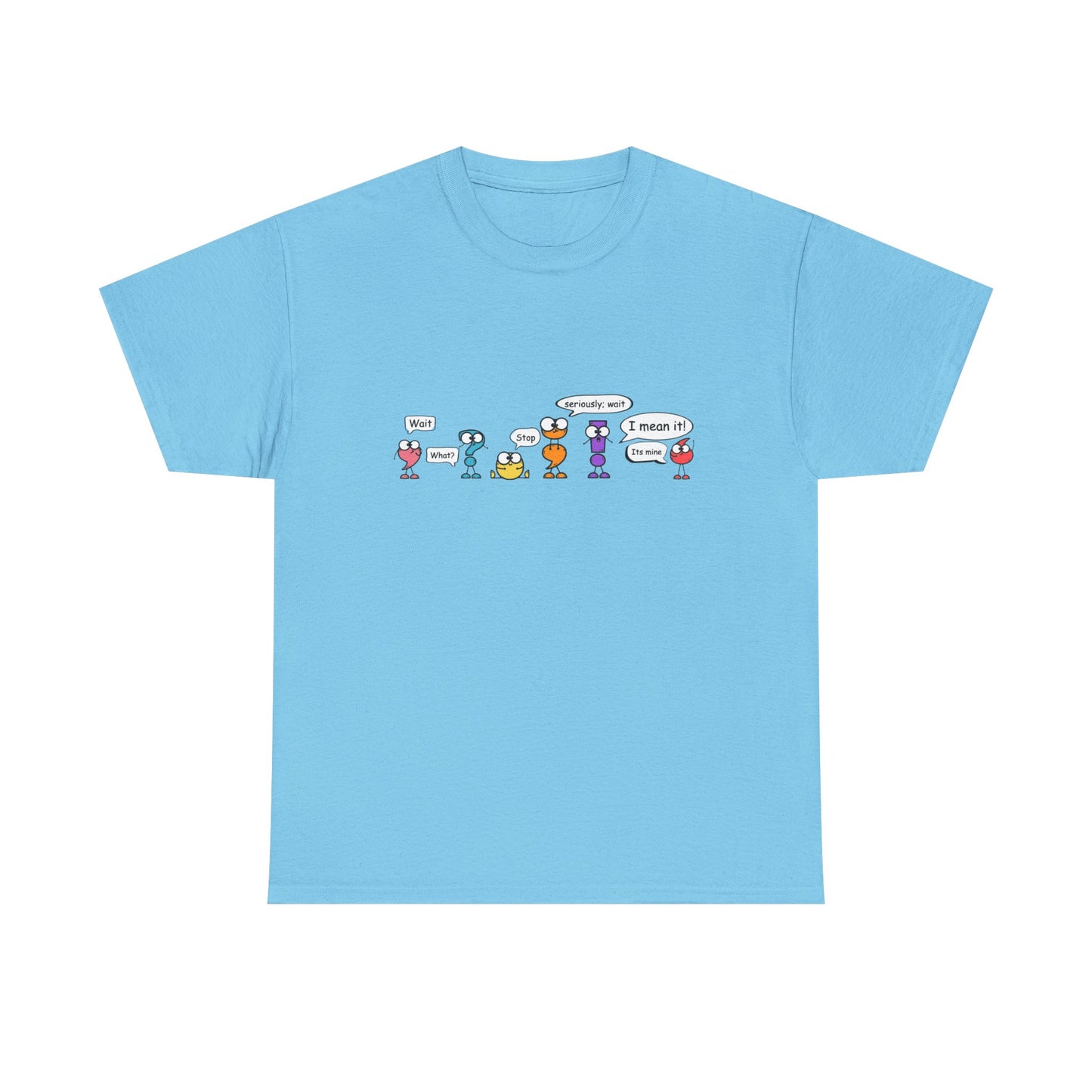 punctuation cartoon Heavy Cotton Tee
