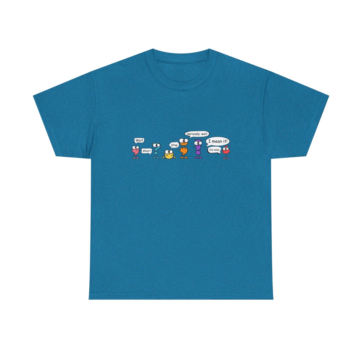 punctuation cartoon Heavy Cotton Tee