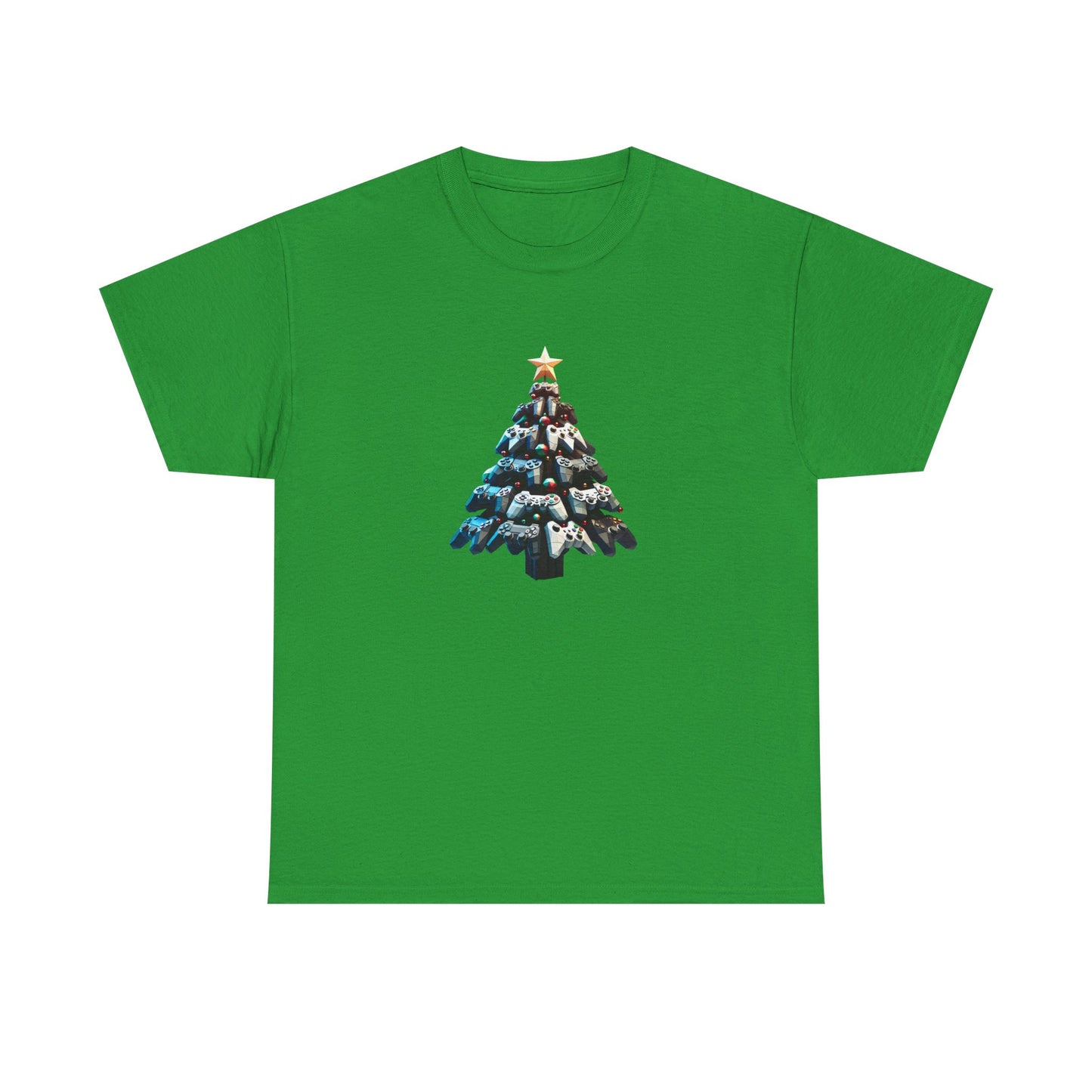 Video Game Console Christmas Tree Unisex Tee, Gaming Holiday Shirt, Gamer Gift, Retro Gamer Shirt, Gaming Console Tee, Christmas Tee