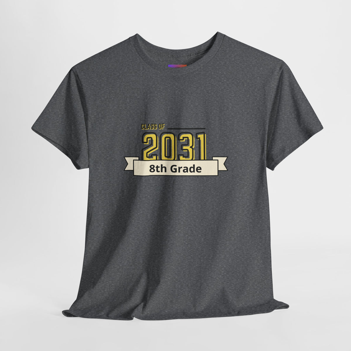 2031 personalized Graduation Tee, 8th Grade Class Shirt, Student Gift, Back to School Apparel