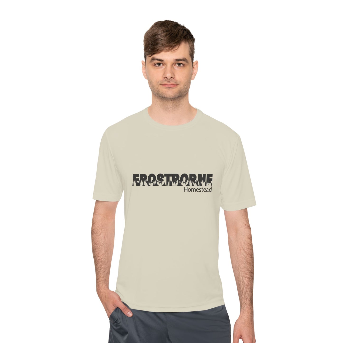 Frostborne Homestead Unisex Moisture Wicking Tee - Activewear, Sports Tee, Outdoor Shirt, Workout Top, Gift for Him and Her