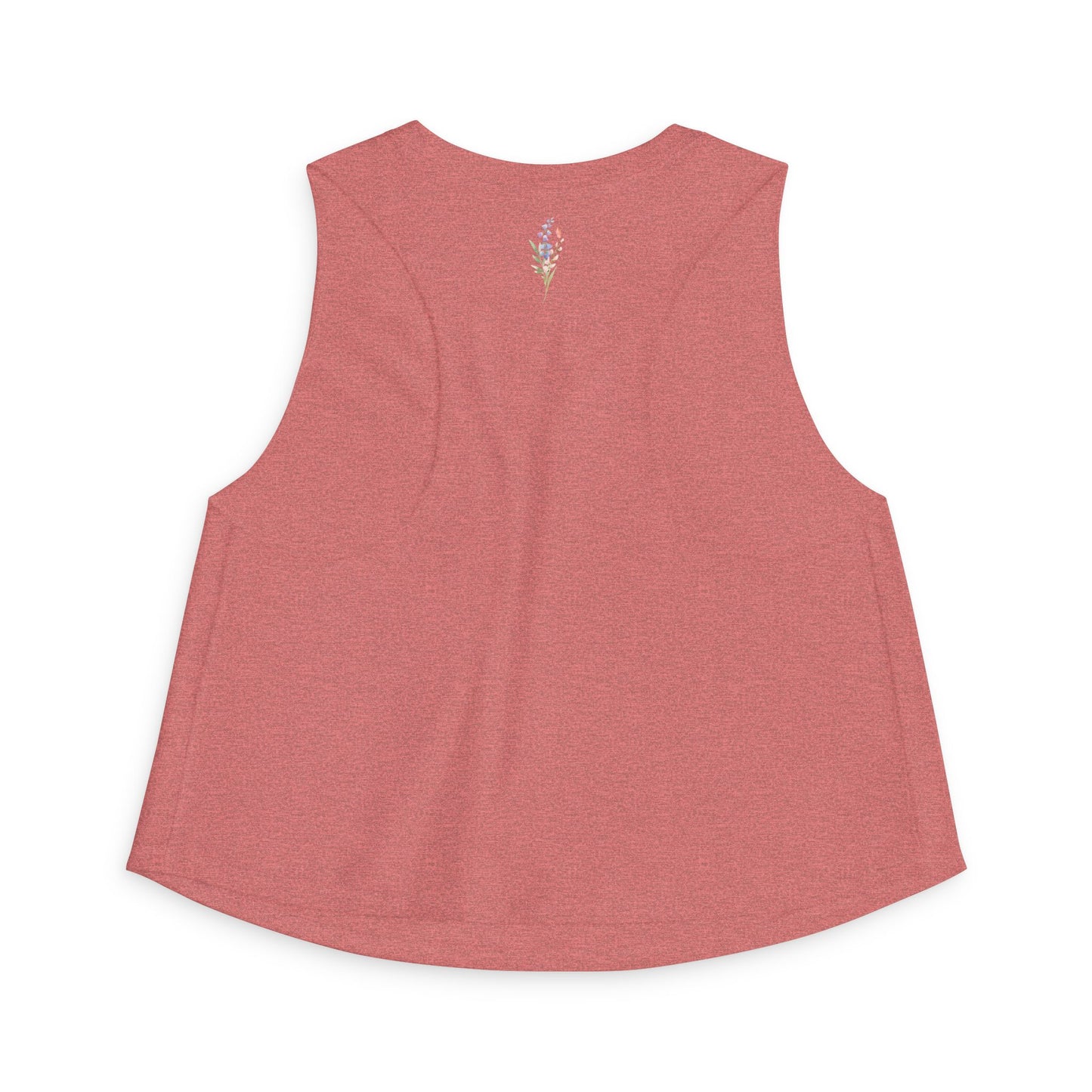 Floral Watercolor Butterfly Crop Top — Women’s Spring Garden Tank
