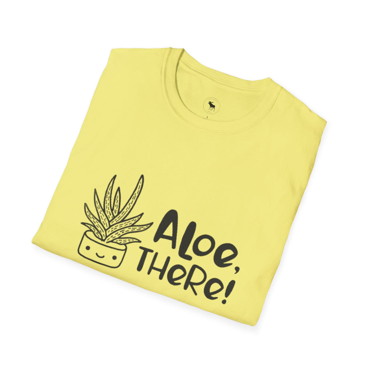 Aloe There! Unisex Softstyle T-Shirt, Funny Plant Tee, Gift for Plant Lovers, Casual Wear, Cute Eco-Friendly Apparel, group shirt, matching, for friends 1 of 6