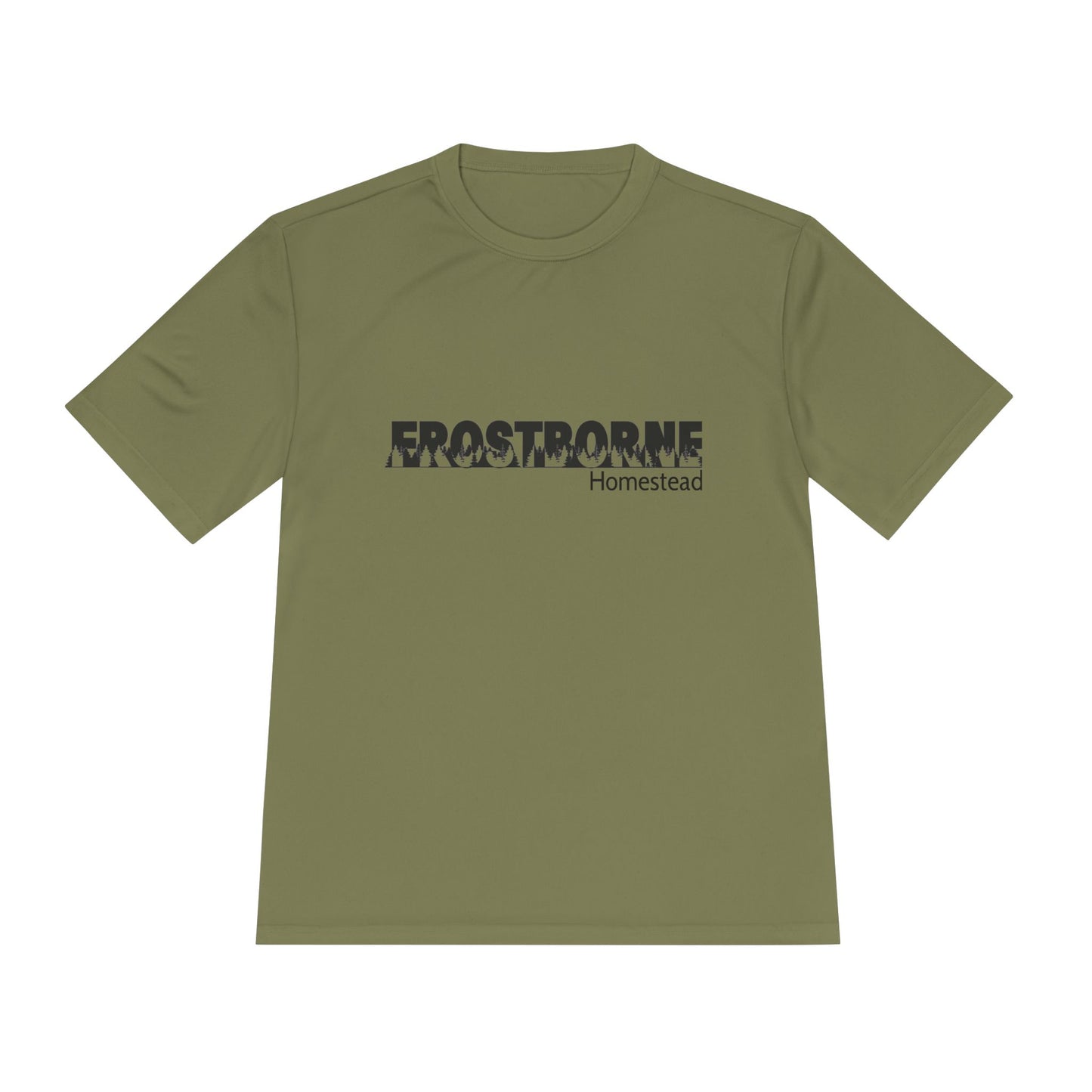 Frostborne Homestead Unisex Moisture Wicking Tee - Activewear, Sports Tee, Outdoor Shirt, Workout Top, Gift for Him and Her
