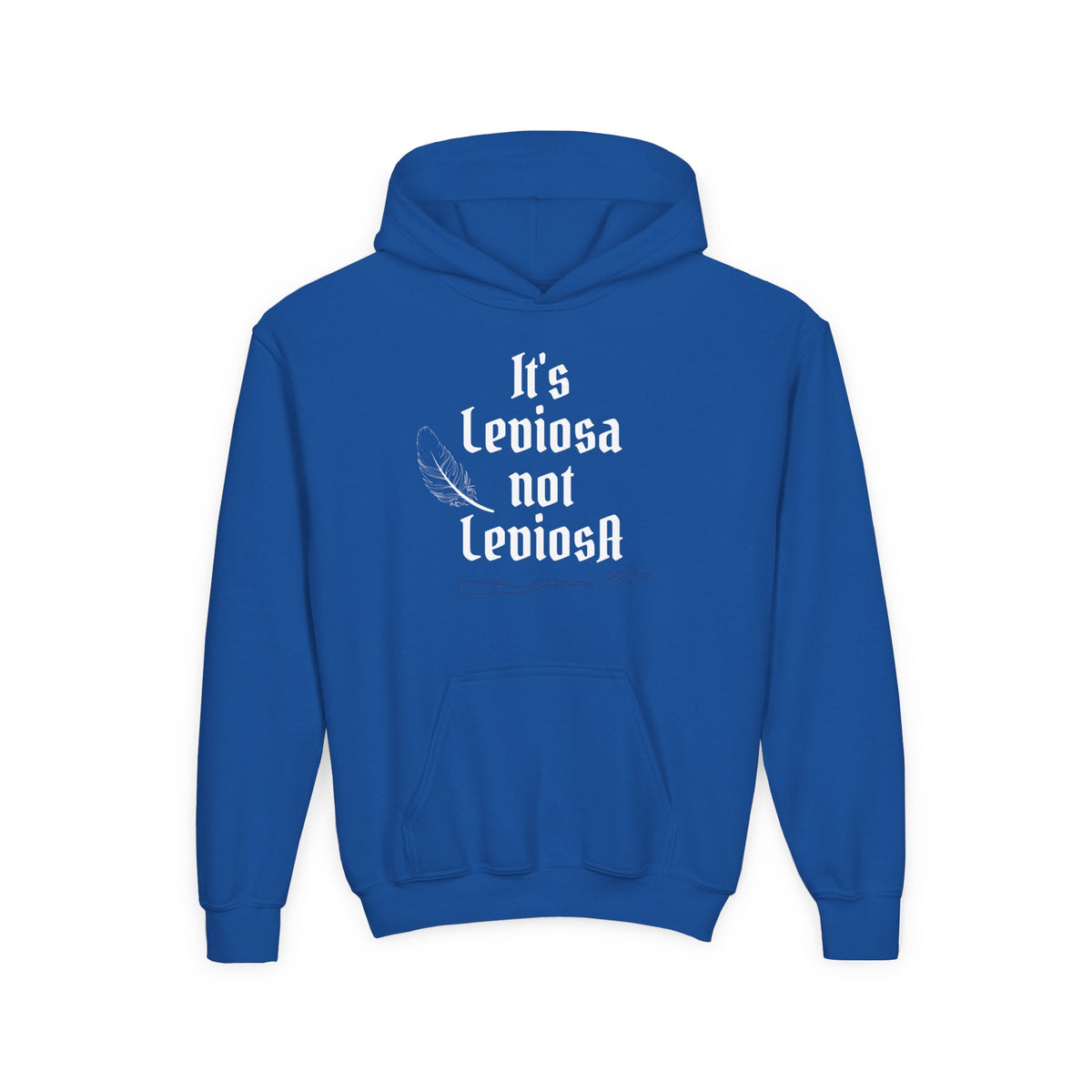 Youth Hoodie – "It's Leviosa Not LeviosA" Magical Quote Hooded Sweatshirt