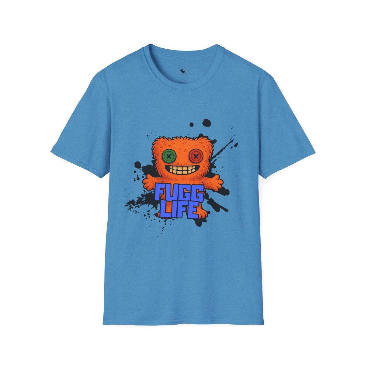 Funny Orange Monster T-Shirt – 'Fugg Life' Graphic Tee