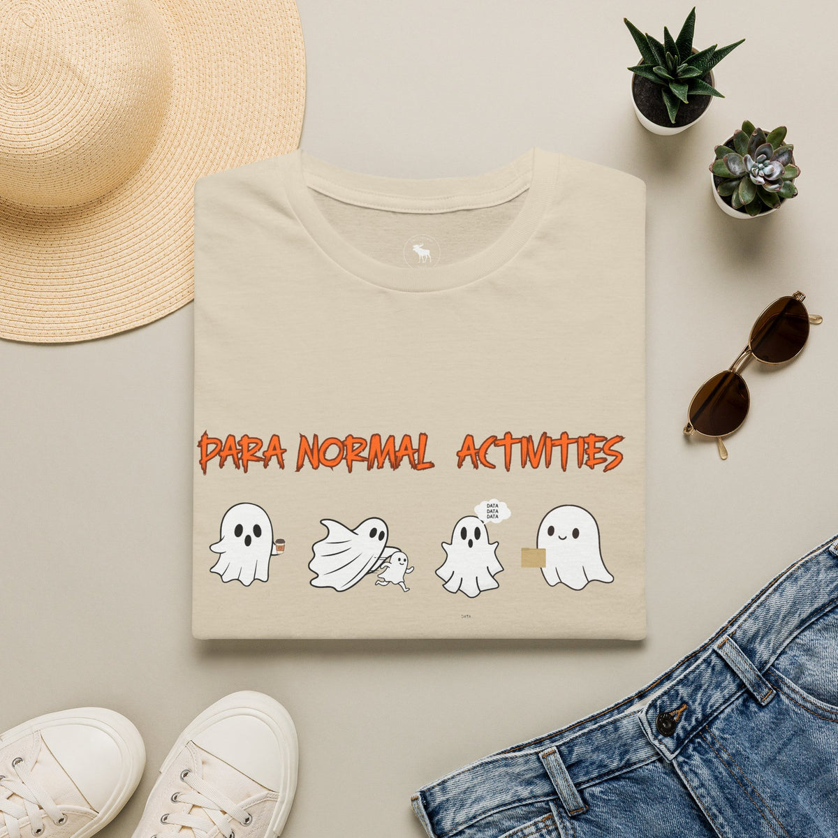Paranormal Activities Ghosts T-Shirt — Cute Halloween Spirits Tee