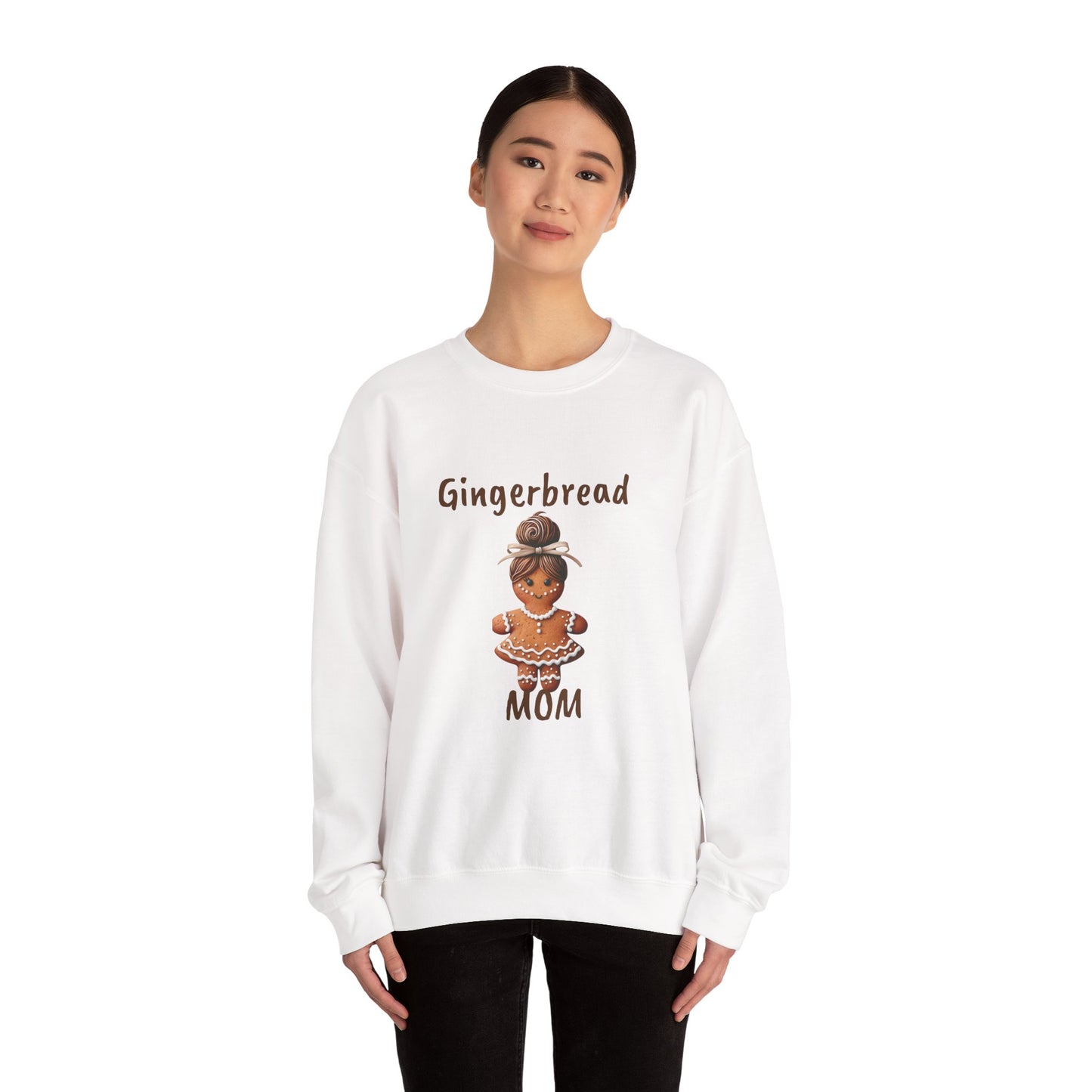 Gingerbread MOM Heavy Blend™ Crewneck Sweatshirt