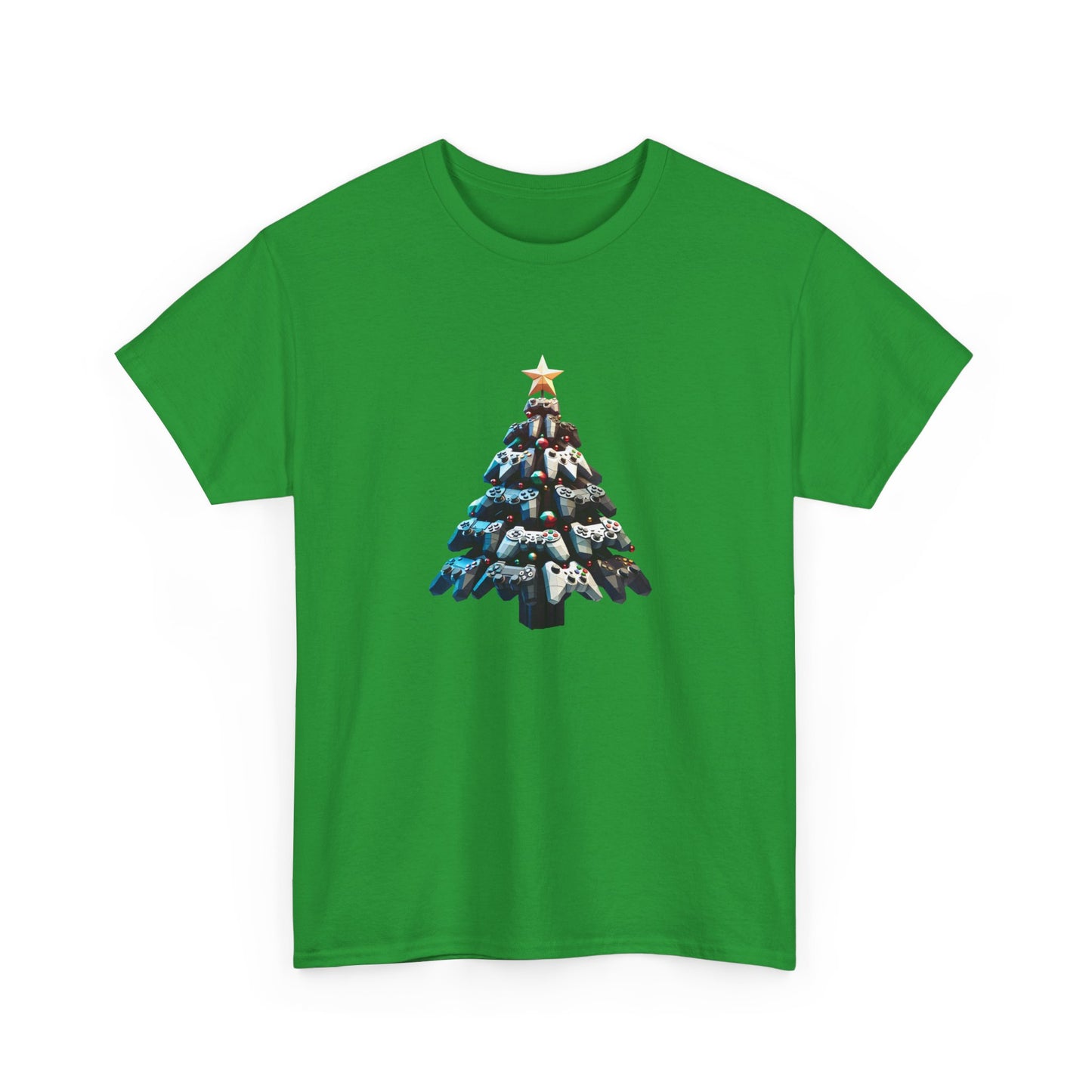 Video Game Console Christmas Tree Unisex Tee, Gaming Holiday Shirt, Gamer Gift, Retro Gamer Shirt, Gaming Console Tee, Christmas Tee