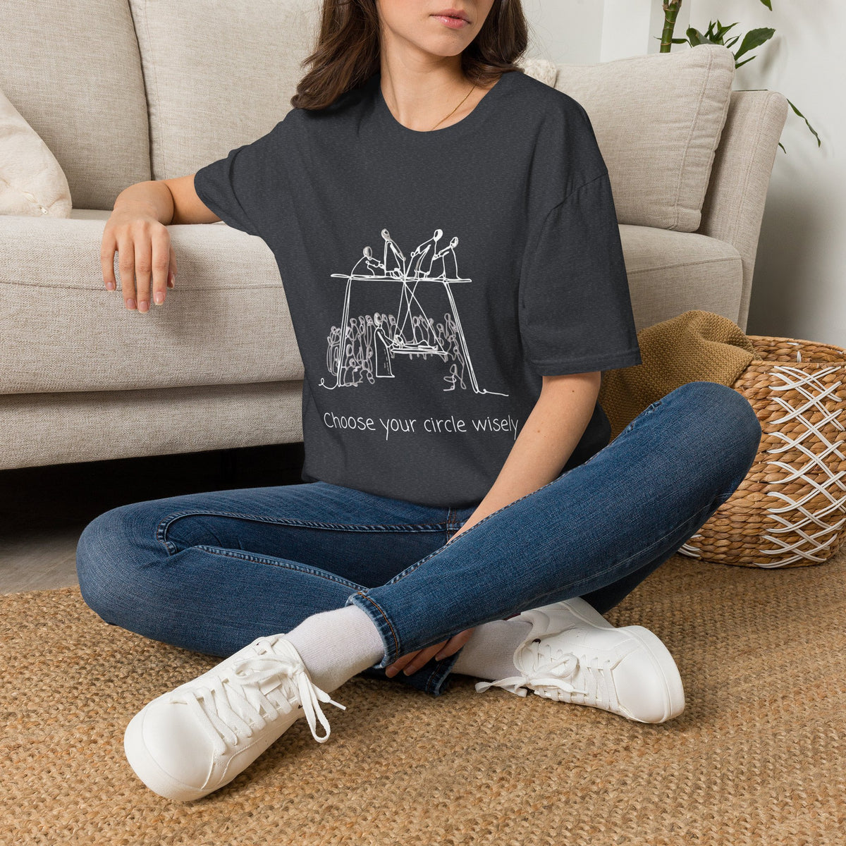 Choose your circle wisely softstyle T