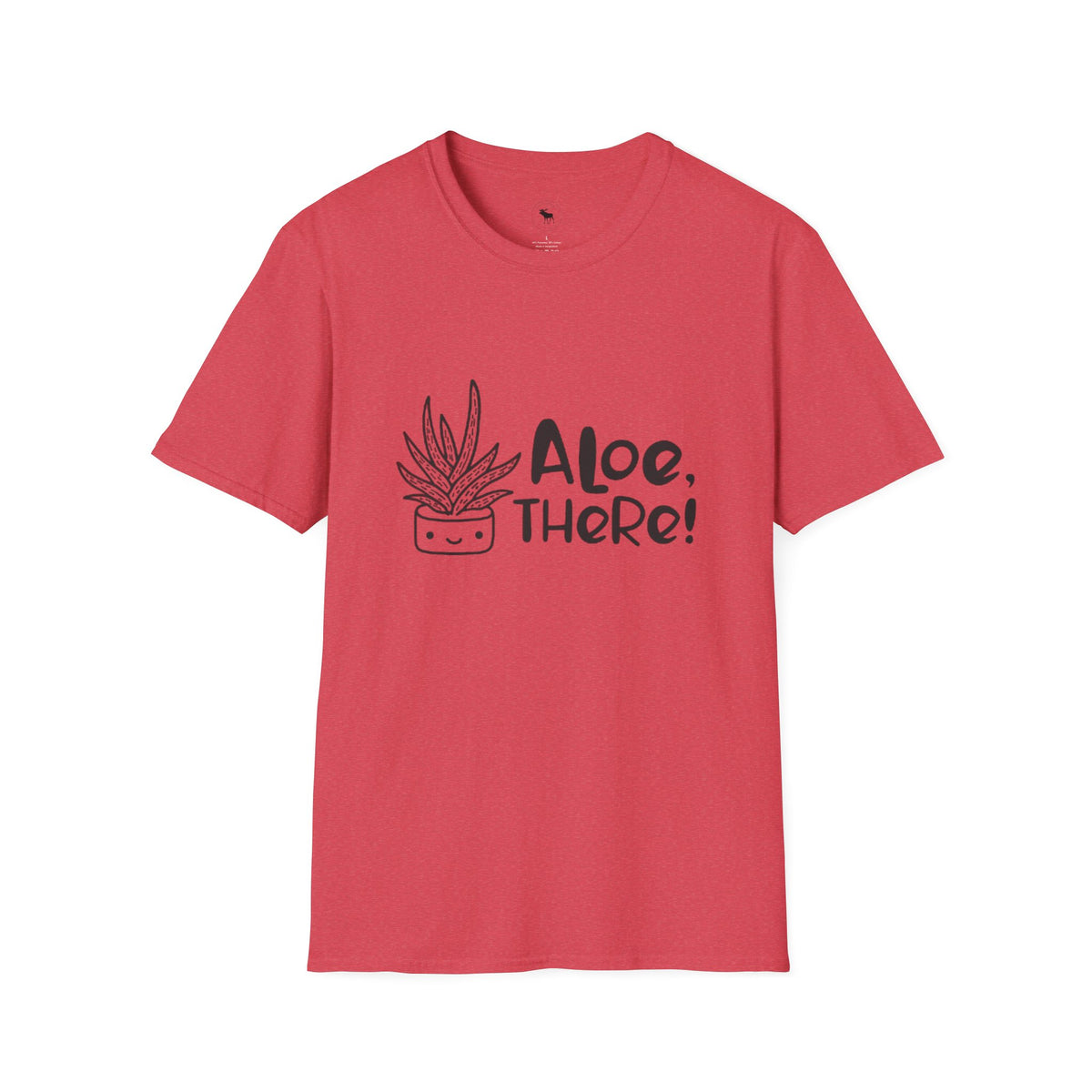 Aloe There! Unisex Softstyle T-Shirt, Funny Plant Tee, Gift for Plant Lovers, Casual Wear, Cute Eco-Friendly Apparel, group shirt, matching, for friends 1 of 6