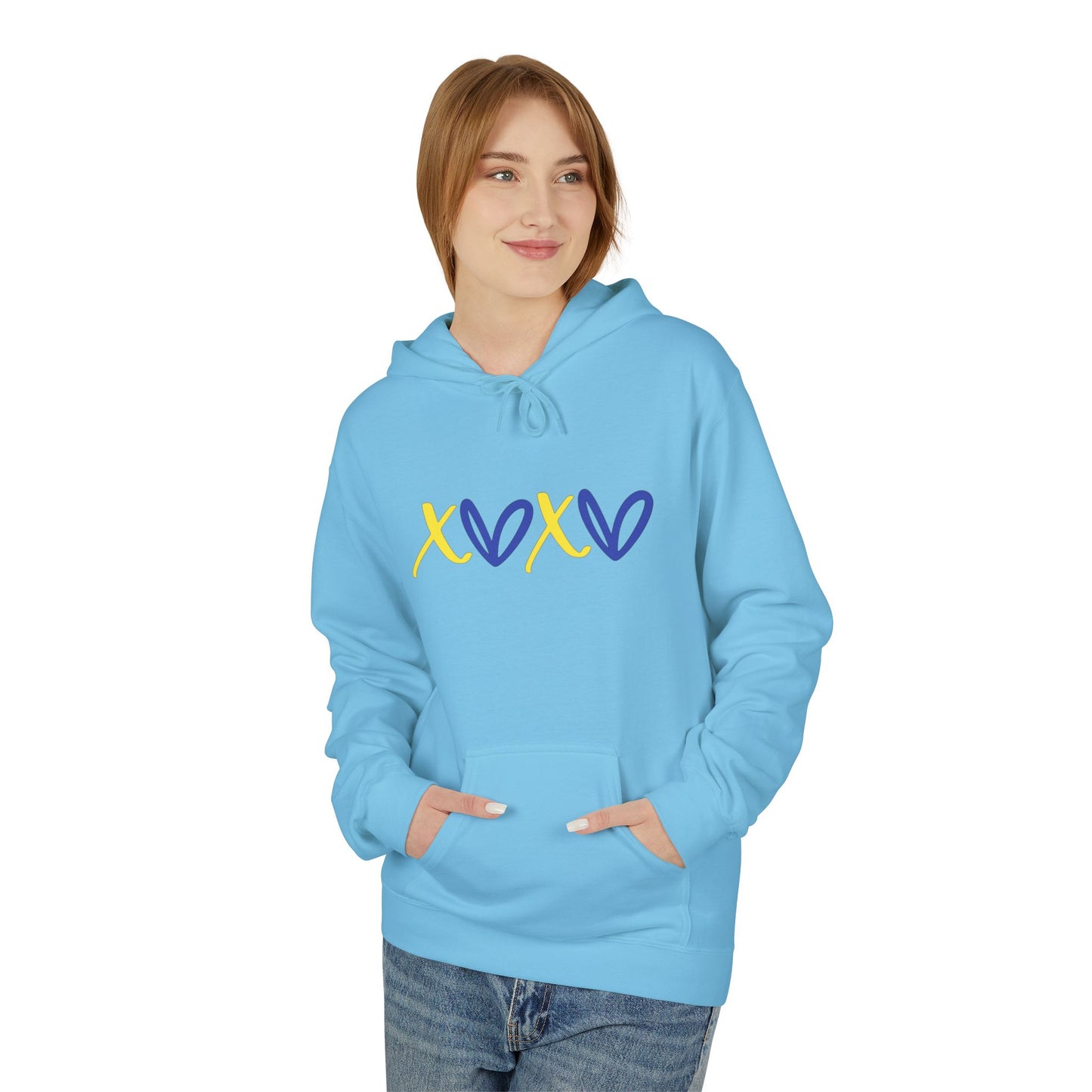 Down Syndrome Aunt Hoodie — "Auntie of the Morning Sun" DNA Ribbon Sweatshirt