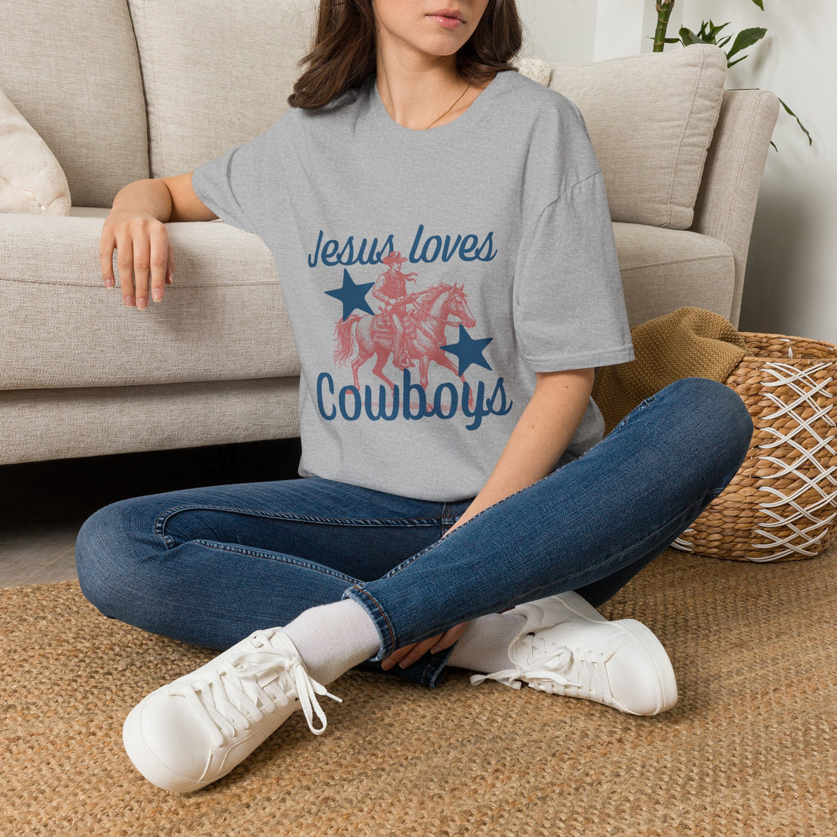 Jesus Loves Cowboys T-Shirt