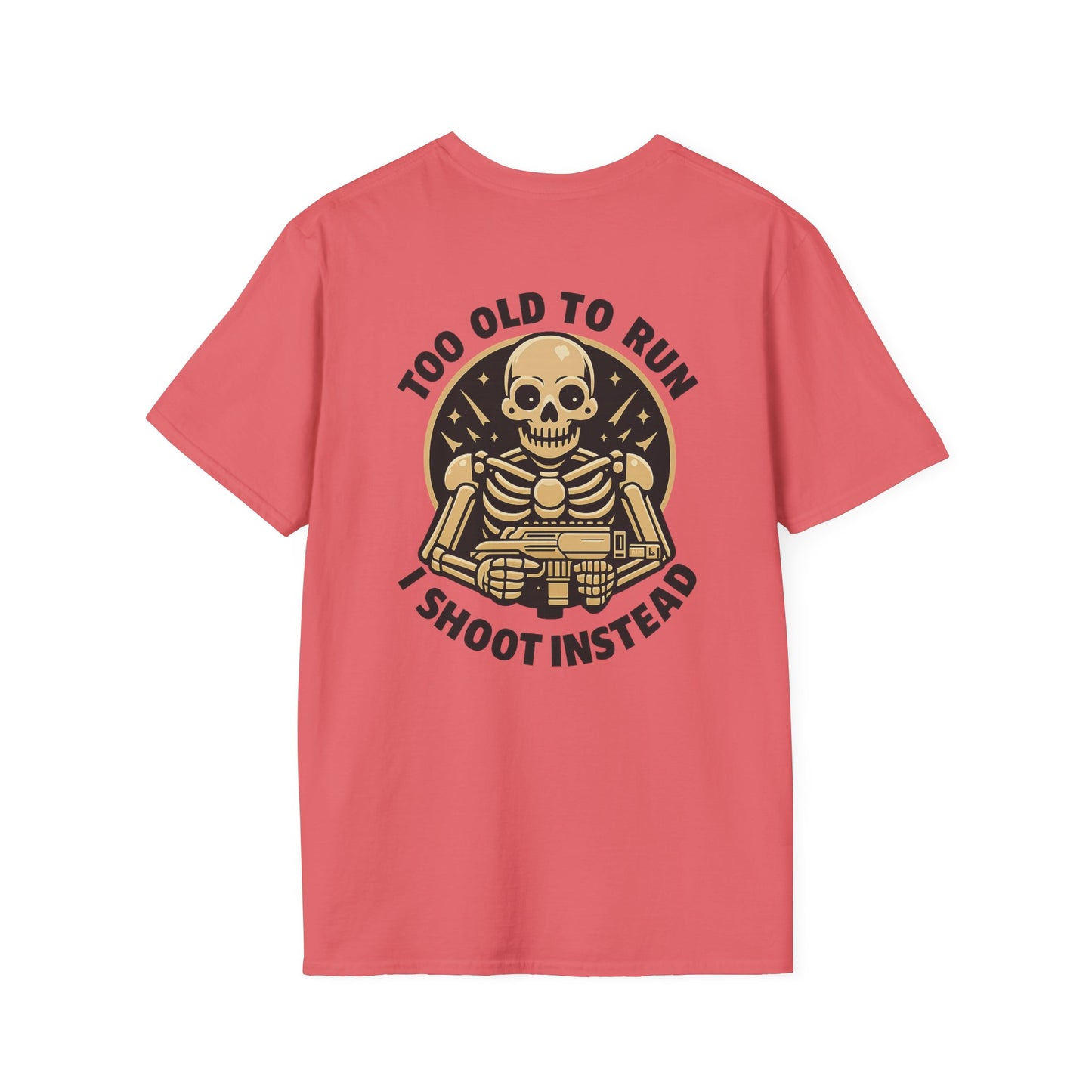 Skeleton Humor T-Shirt, Funny Gift for Photographers, Halloween Party Tee, Unisex Casual Shirt, Vintage Retro Style