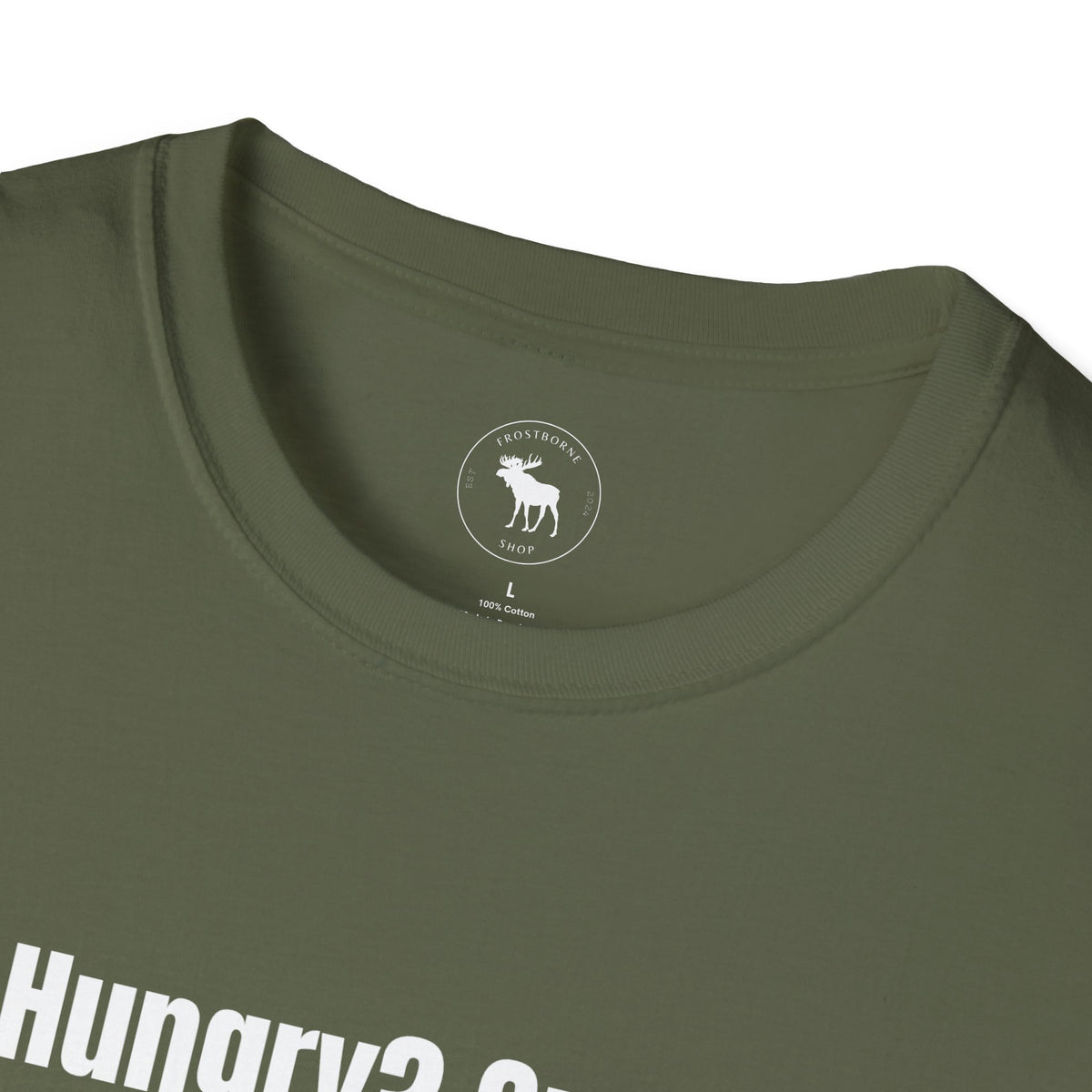 Bible Snack Tee — "Hungry? Grab a Bible" Christian T-Shirt (Matthew 5:6)