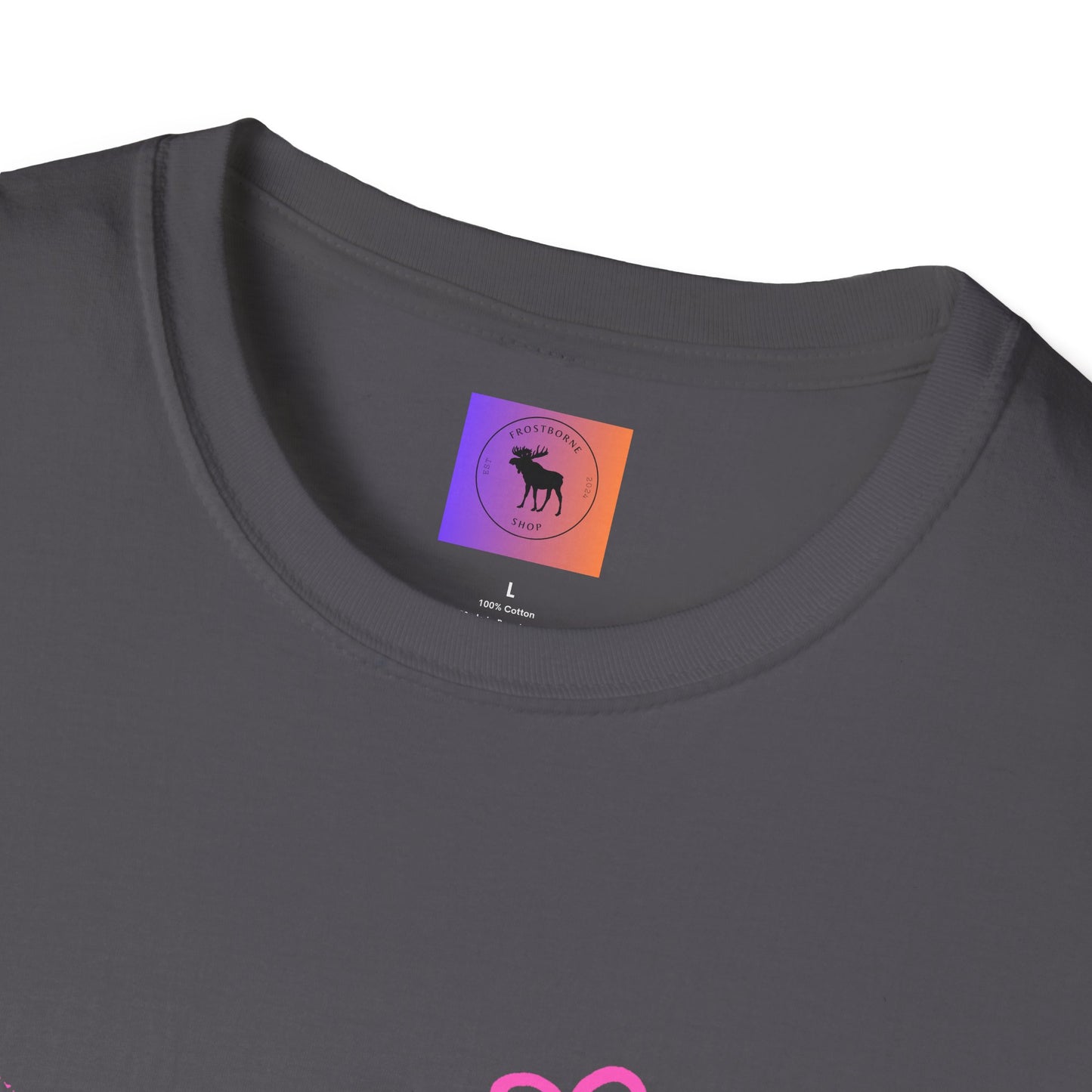 Heart Sketch T-Shirt — Pink Watercolor Hearts Valentine Tee