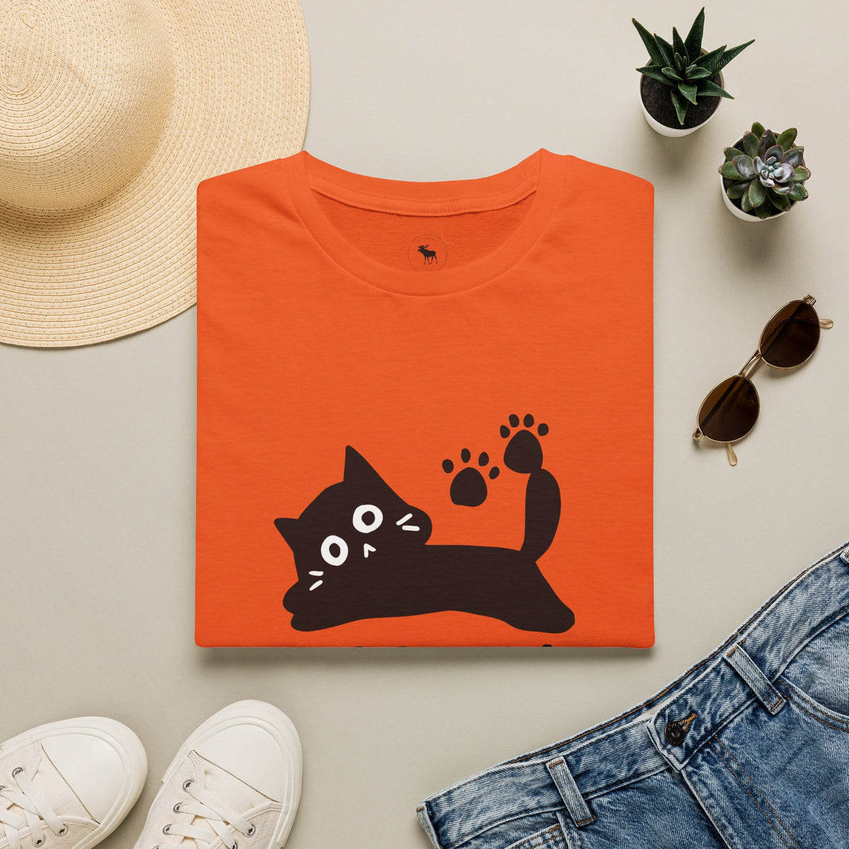 Purr-ma Cat T-Shirt — Cute Paw Print Kitty Tee for Cat Lover grandma