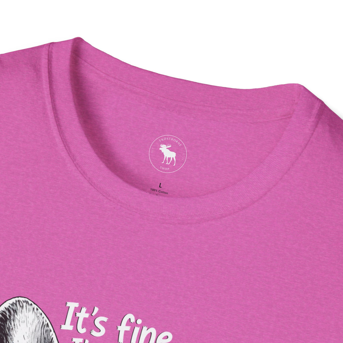 Funny Cat “It’s Fine, I’m Fine” Graphic T-Shirt