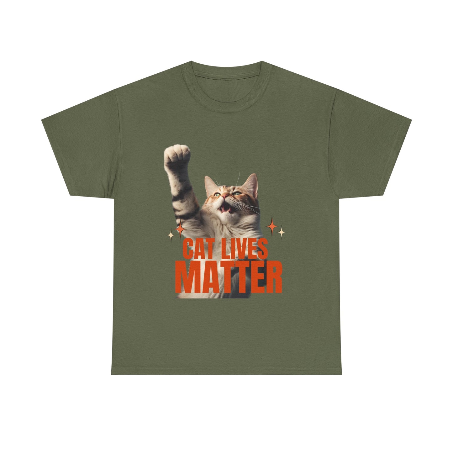 Cat Lives Matter Unisex Tee, Funny Political Shirt, Trump Cat Lovers Gift, Activist Protest Apparel, Animal Rights Activism Clothing
