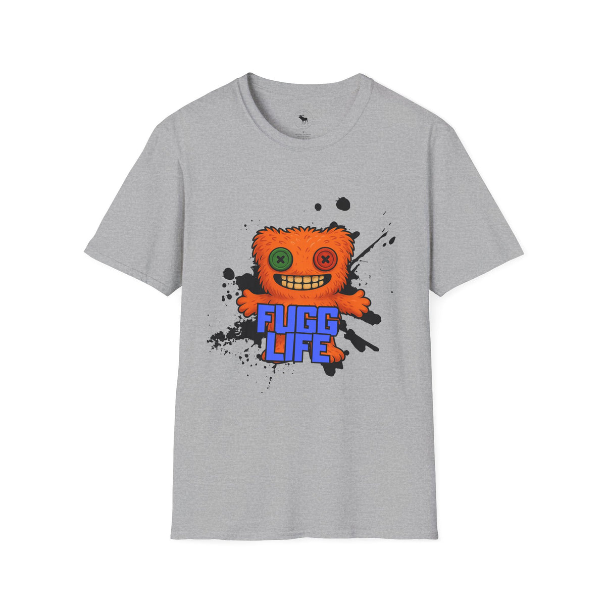 Funny Orange Monster T-Shirt – 'Fugg Life' Graphic Tee