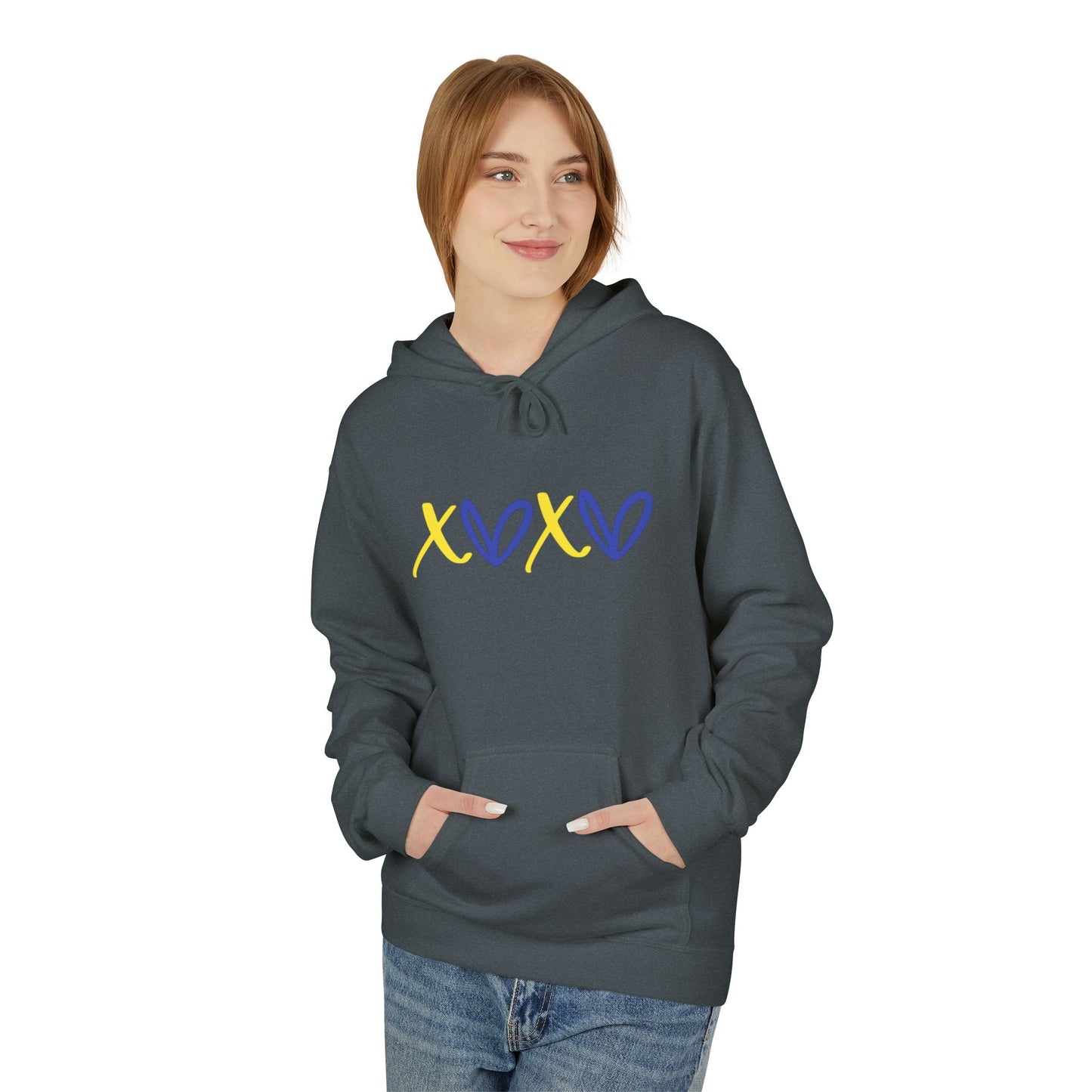Down Syndrome Aunt Hoodie — "Auntie of the Morning Sun" DNA Ribbon Sweatshirt