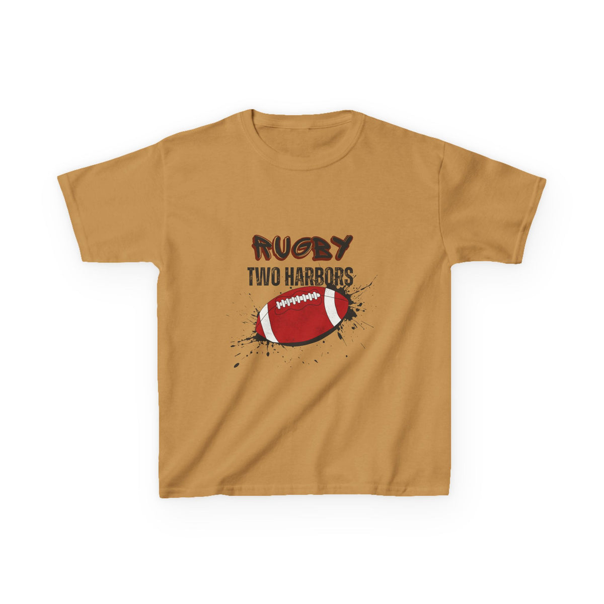 Kids Rugby Two Harbors T‑Shirt — Youth Football Graphic Tee