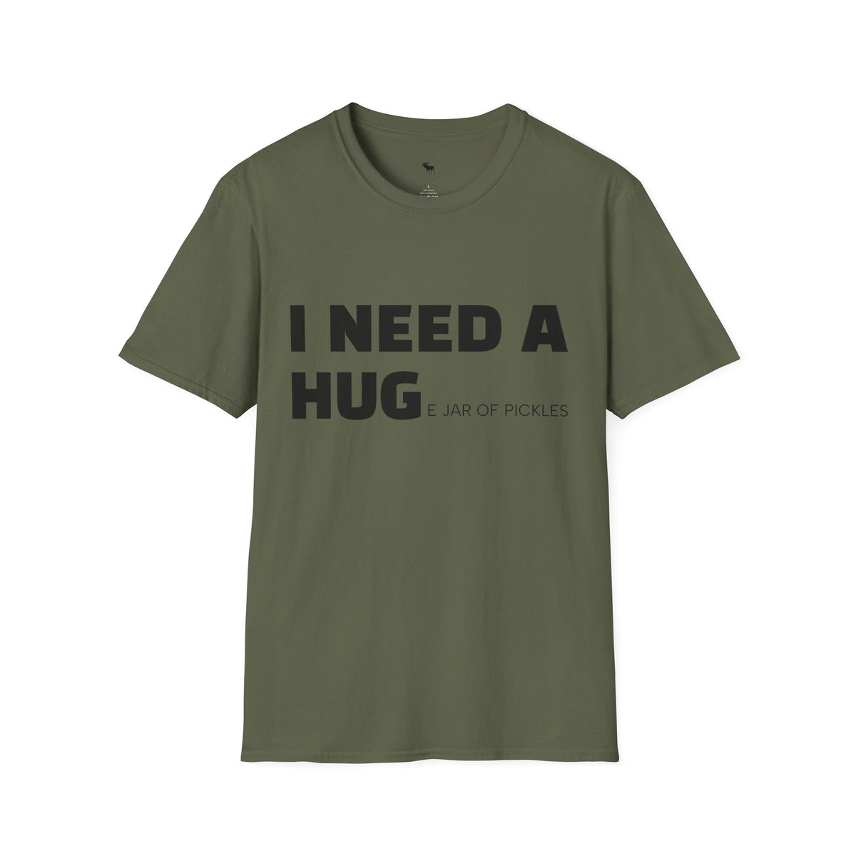 I Need A Hug T-Shirt — Funny "I Need a Hug (or a Jar of Pickles)" Graphic Tee