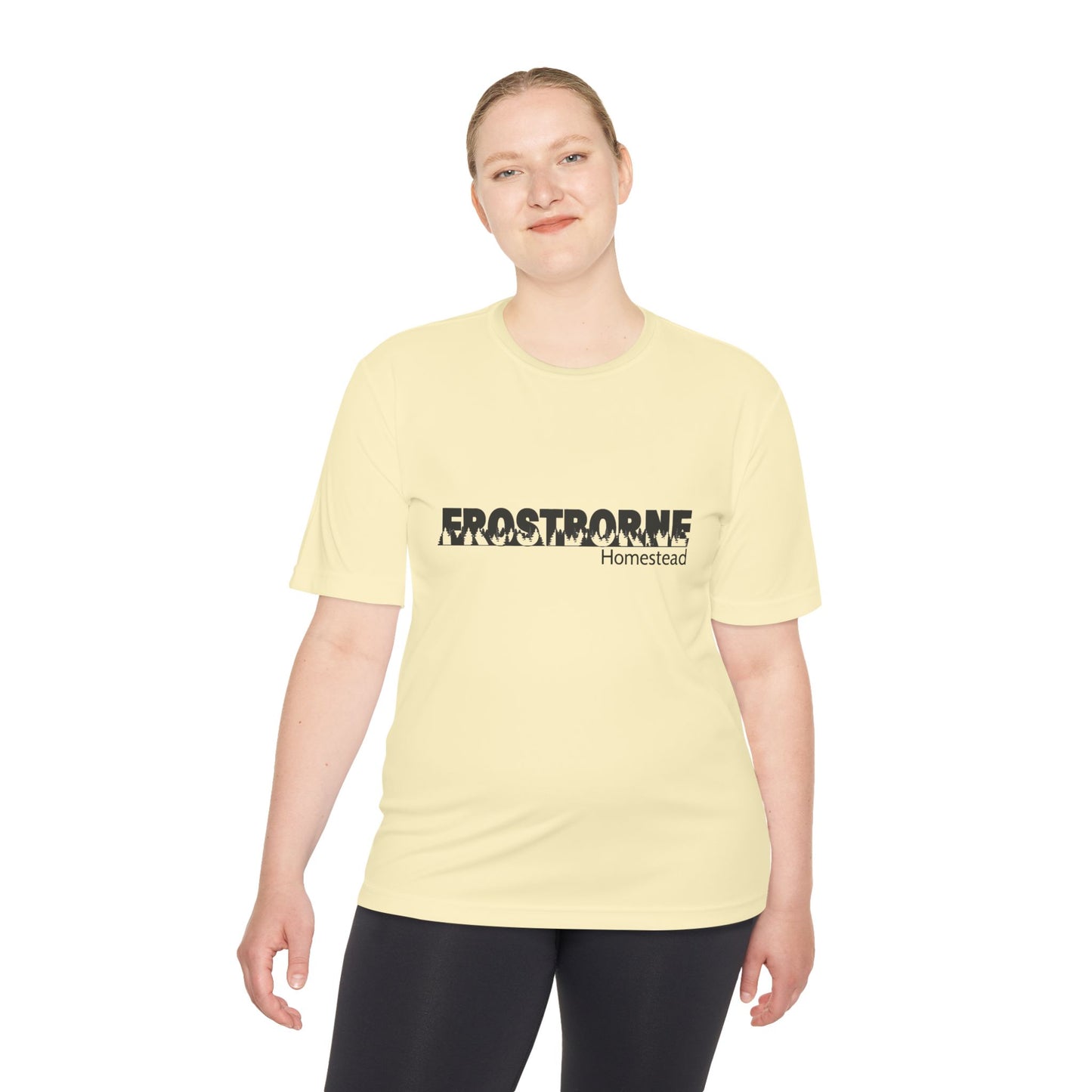 Frostborne Homestead Unisex Moisture Wicking Tee - Activewear, Sports Tee, Outdoor Shirt, Workout Top, Gift for Him and Her