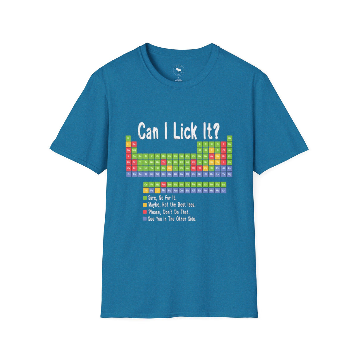 Can I Lick It? Chemistry Periodic Table T-Shirt