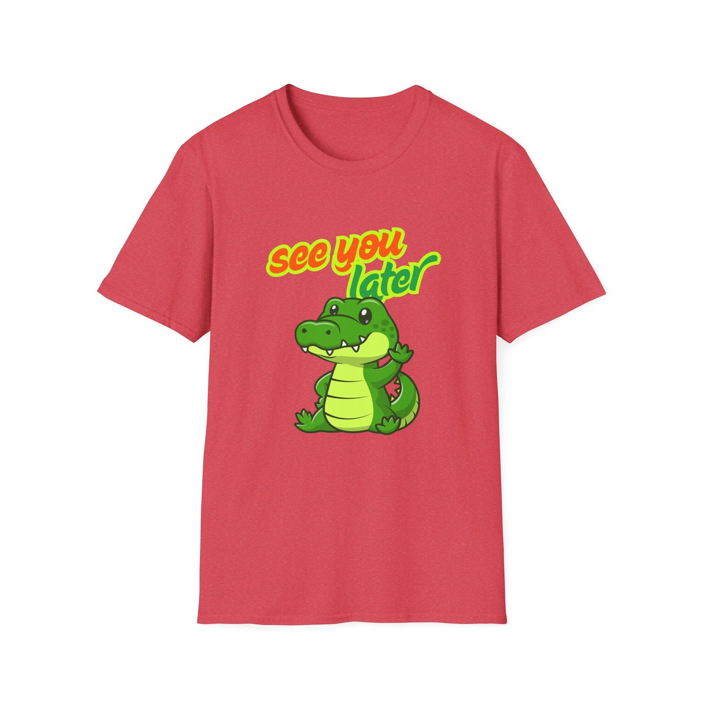 See You Later Alligator T-Shirt — Cute Retro Green Alligator Graphic Tee