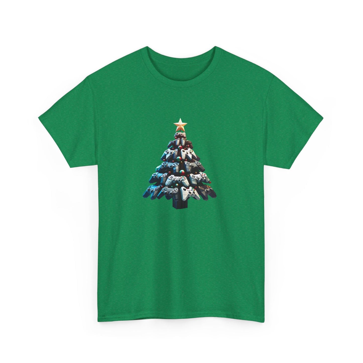Video Game Console Christmas Tree Unisex Tee, Gaming Holiday Shirt, Gamer Gift, Retro Gamer Shirt, Gaming Console Tee, Christmas Tee