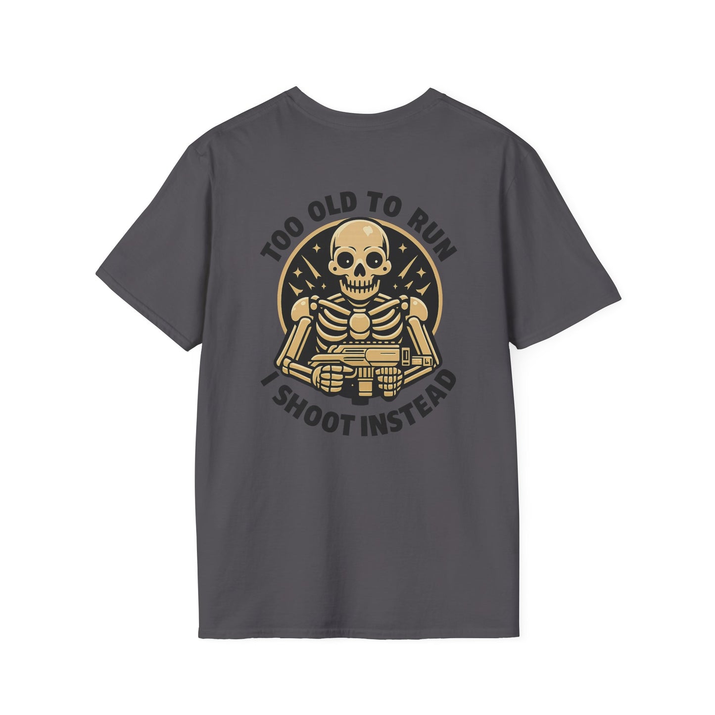 Skeleton Humor T-Shirt, Funny Gift for Photographers, Halloween Party Tee, Unisex Casual Shirt, Vintage Retro Style