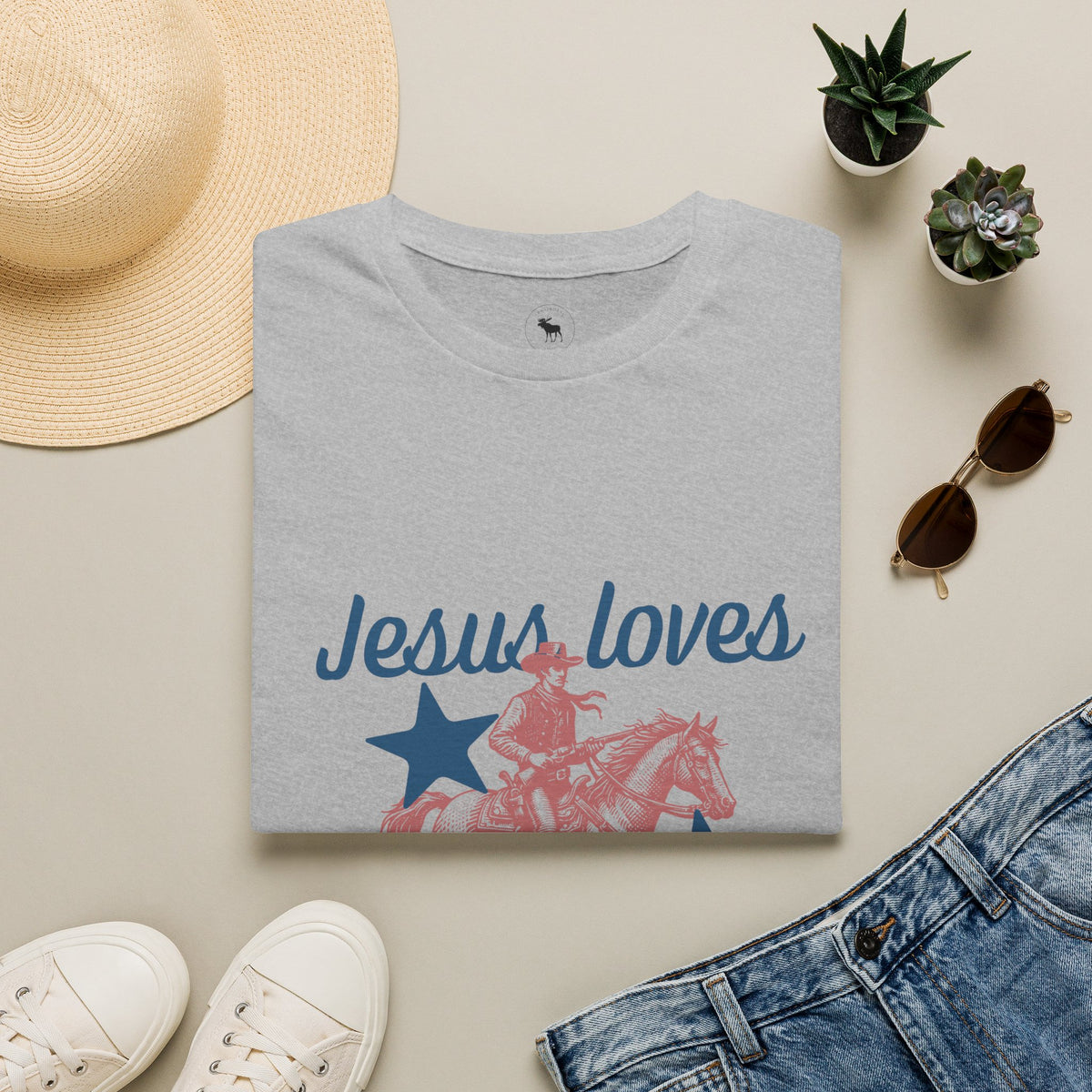 Jesus Loves Cowboys T-Shirt