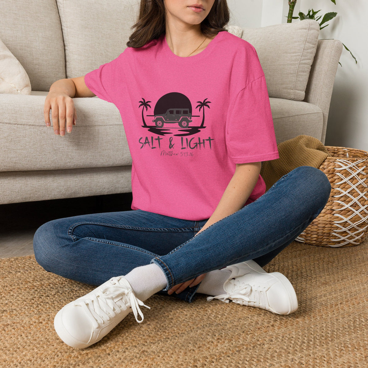 Beach 4x4 T-Shirt — "Salt & Light" Coastal Adventure Tee