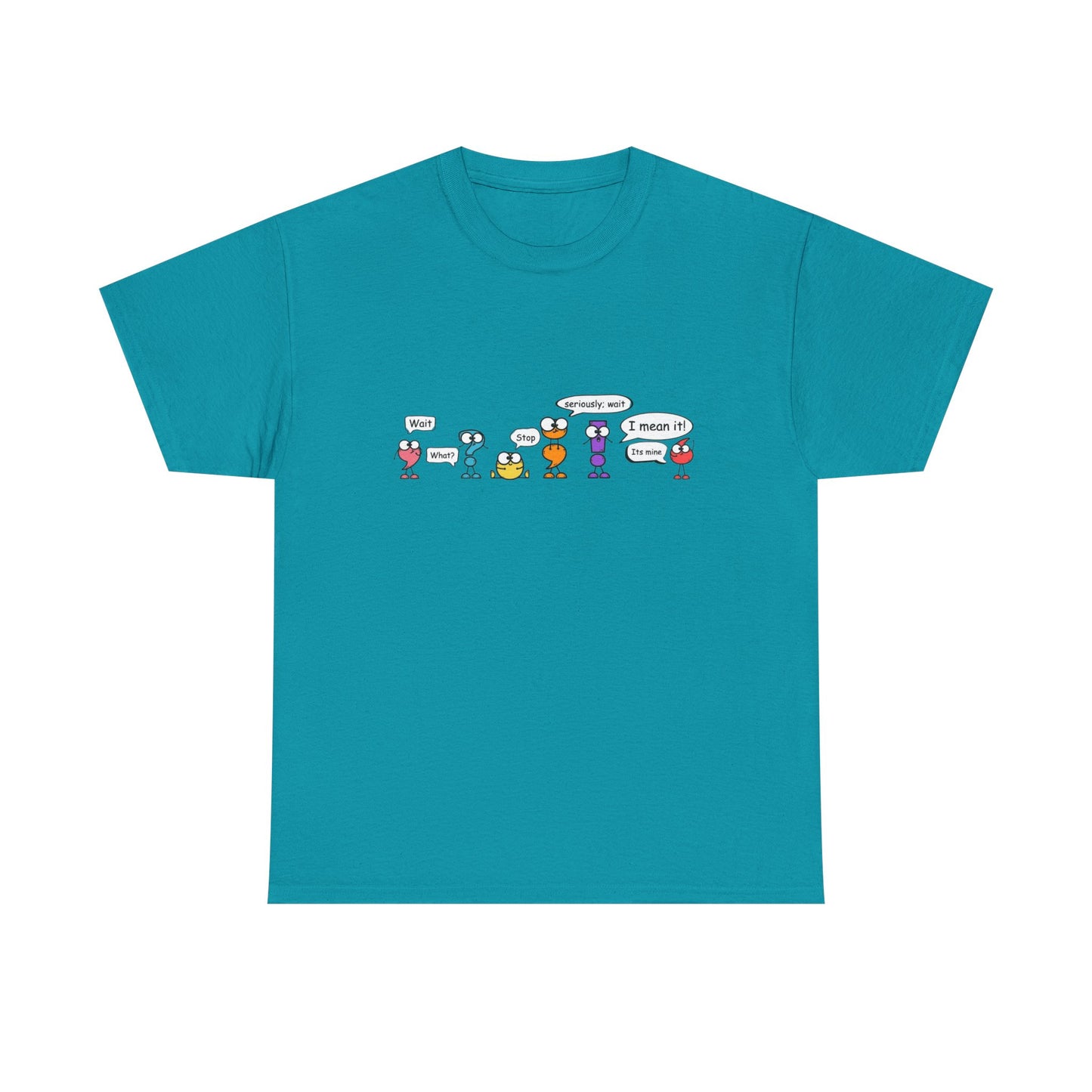 punctuation cartoon Heavy Cotton Tee