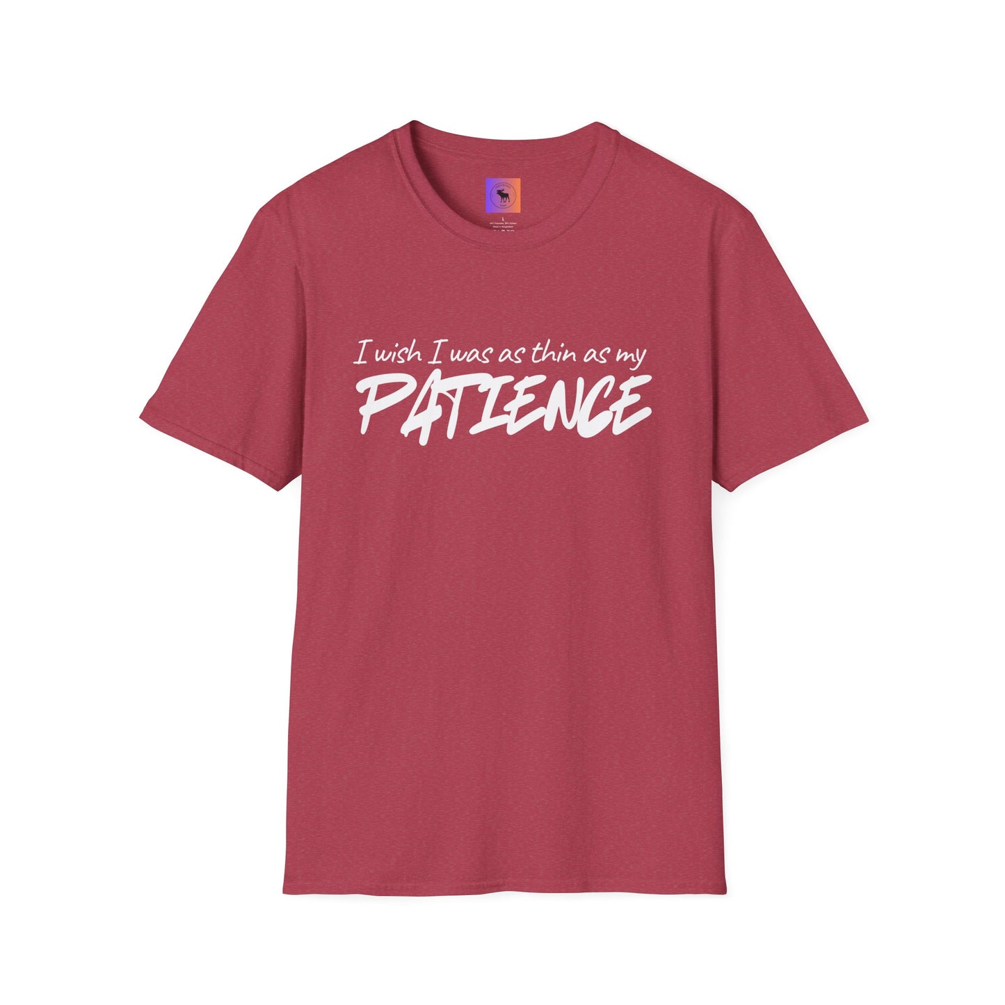 I Wish I Was As Thin As My Patience T-Shirt