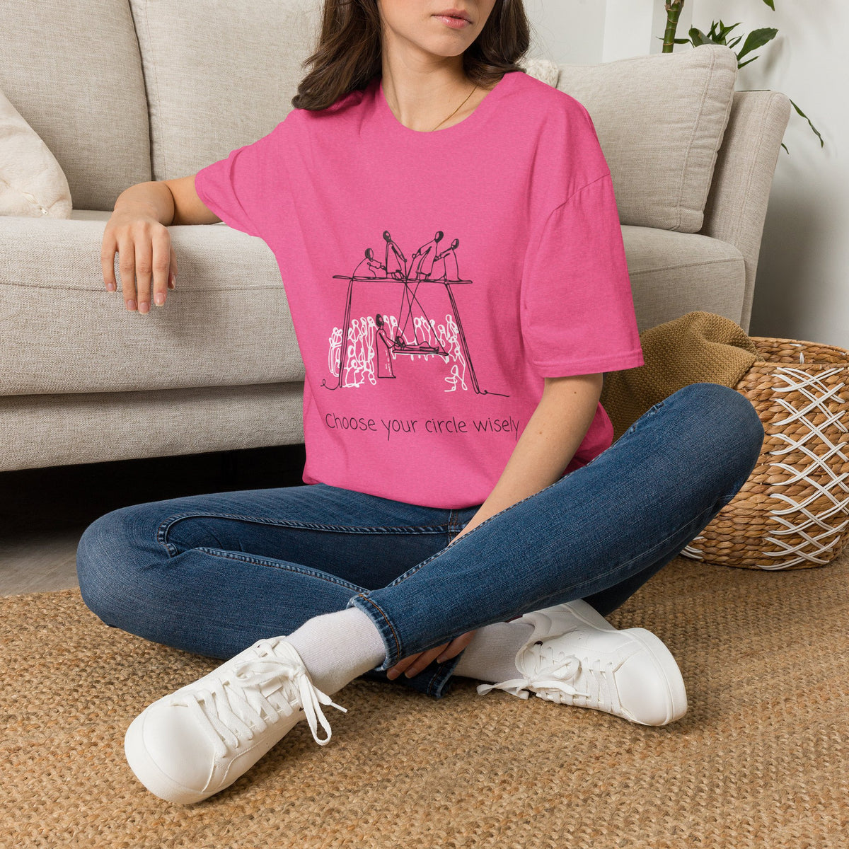 Choose your circle wisely softstyle T