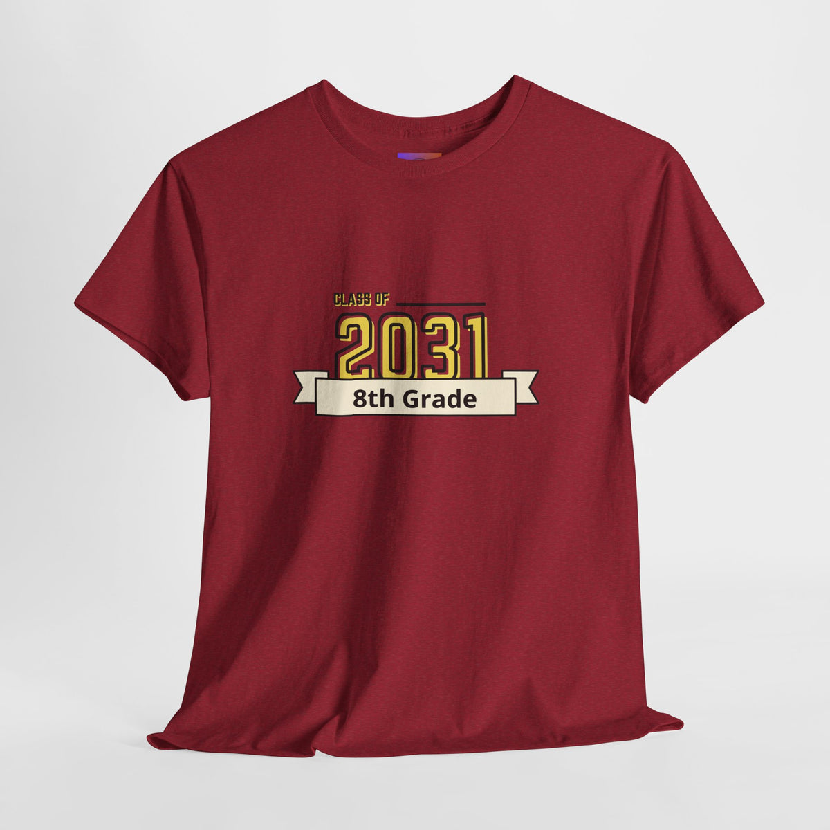 2031 personalized Graduation Tee, 8th Grade Class Shirt, Student Gift, Back to School Apparel