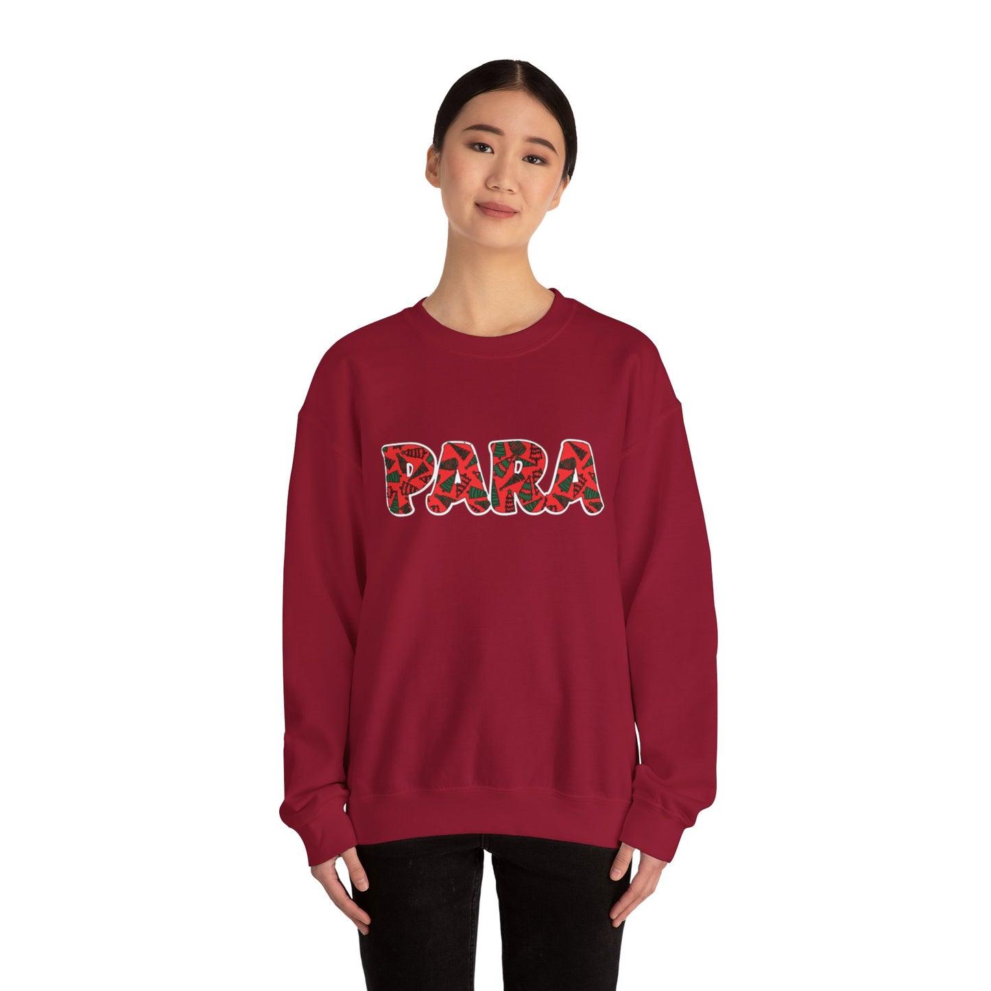 Christmas Trees PARA Sweatshirt - Festive Holiday Winter Design