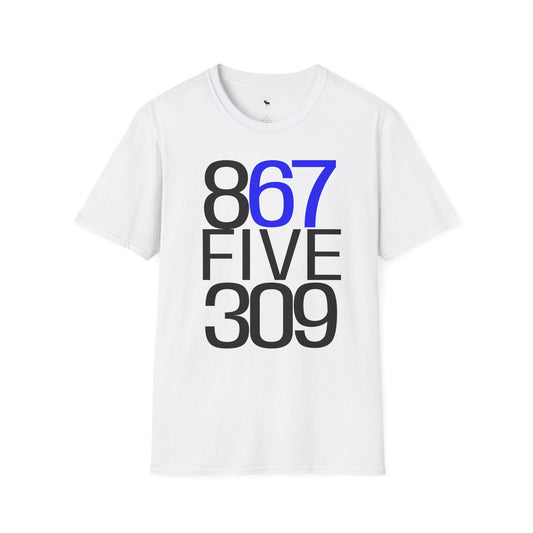 Jenny's Number 90s Nostalgia T-Shirt — Funny '6-7' Retro Tee