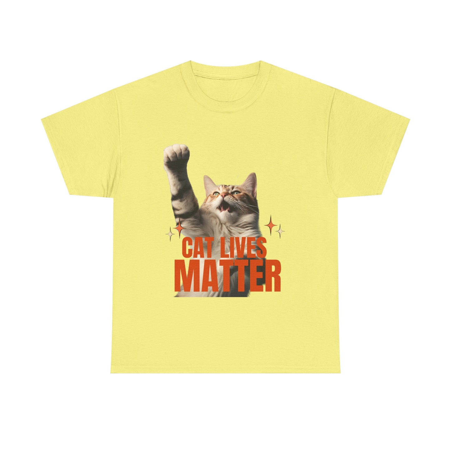 Cat Lives Matter Unisex Tee, Funny Political Shirt, Trump Cat Lovers Gift, Activist Protest Apparel, Animal Rights Activism Clothing