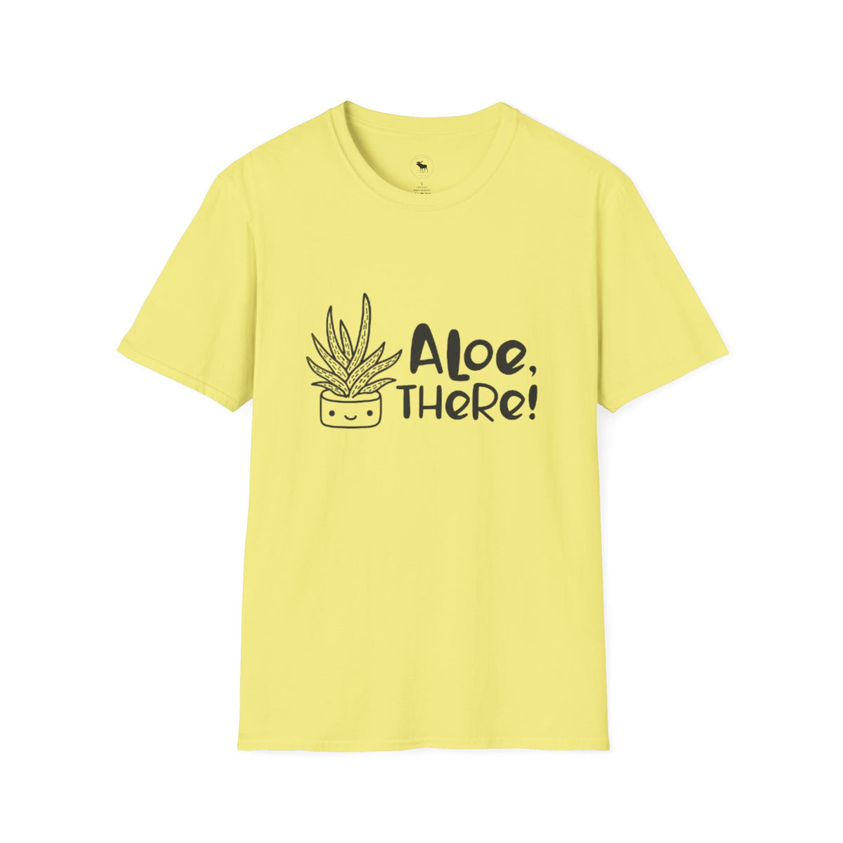 Aloe There! Unisex Softstyle T-Shirt, Funny Plant Tee, Gift for Plant Lovers, Casual Wear, Cute Eco-Friendly Apparel, group shirt, matching, for friends 1 of 6